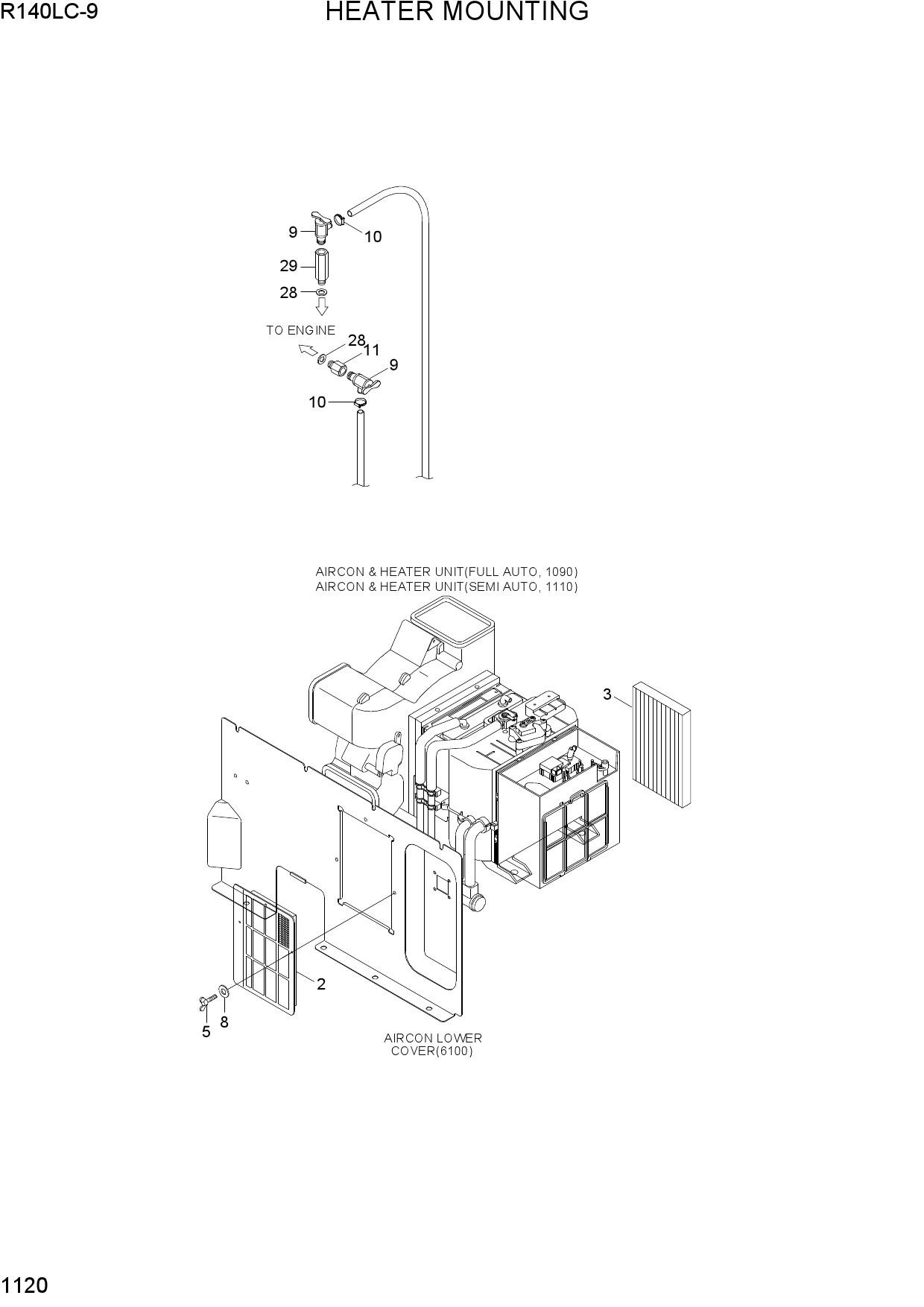 HEATER MOUNTING