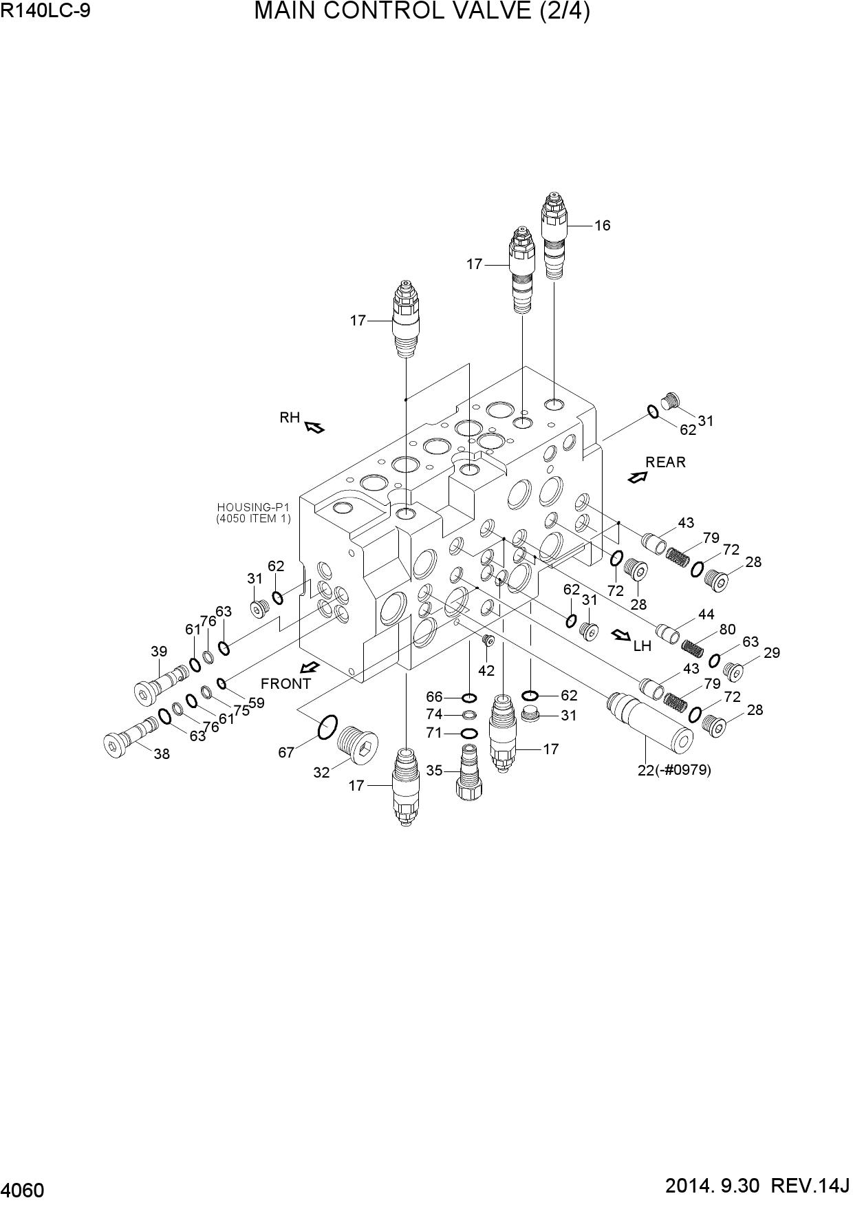 MAIN CONTROL VALVE (2/4)