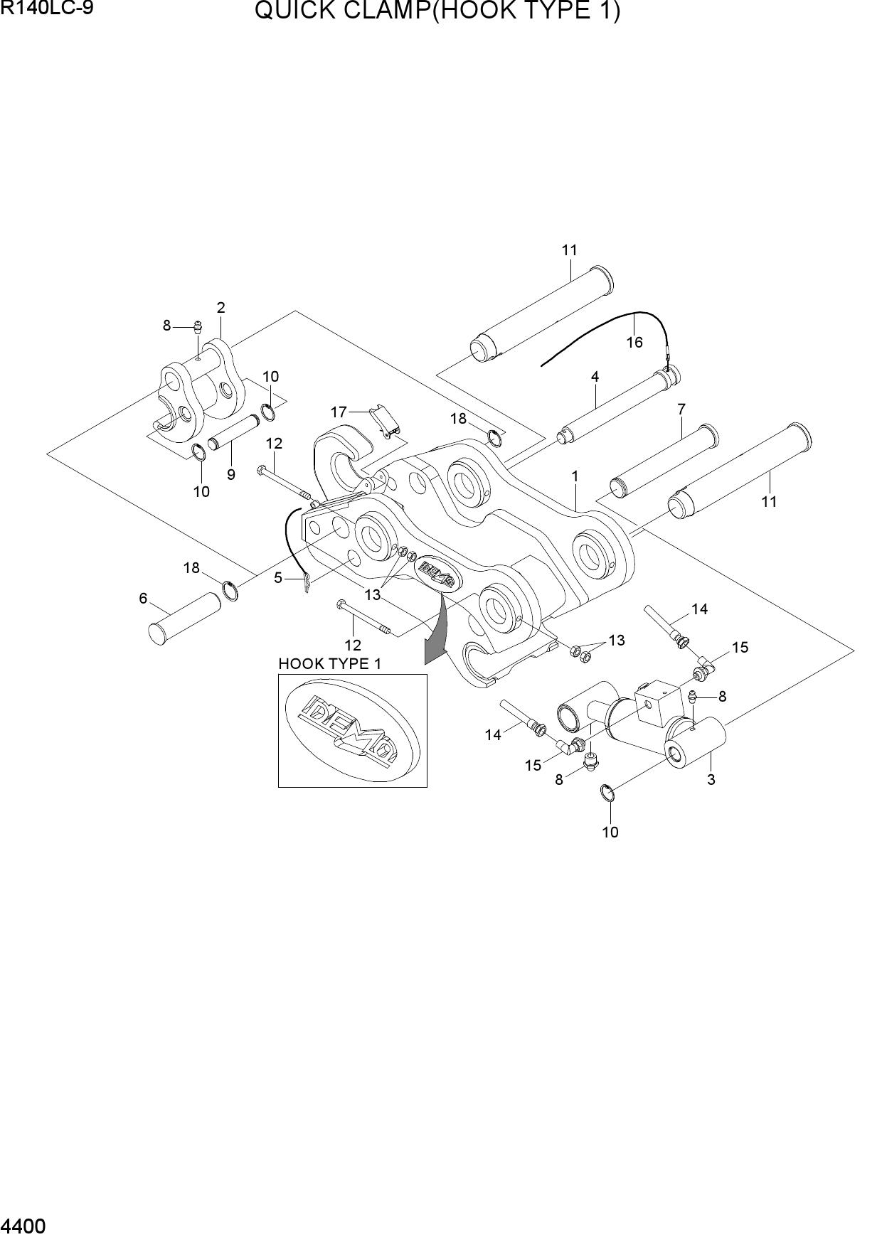 QUICK CLAMP(HOOK TYPE 1, -#0620)