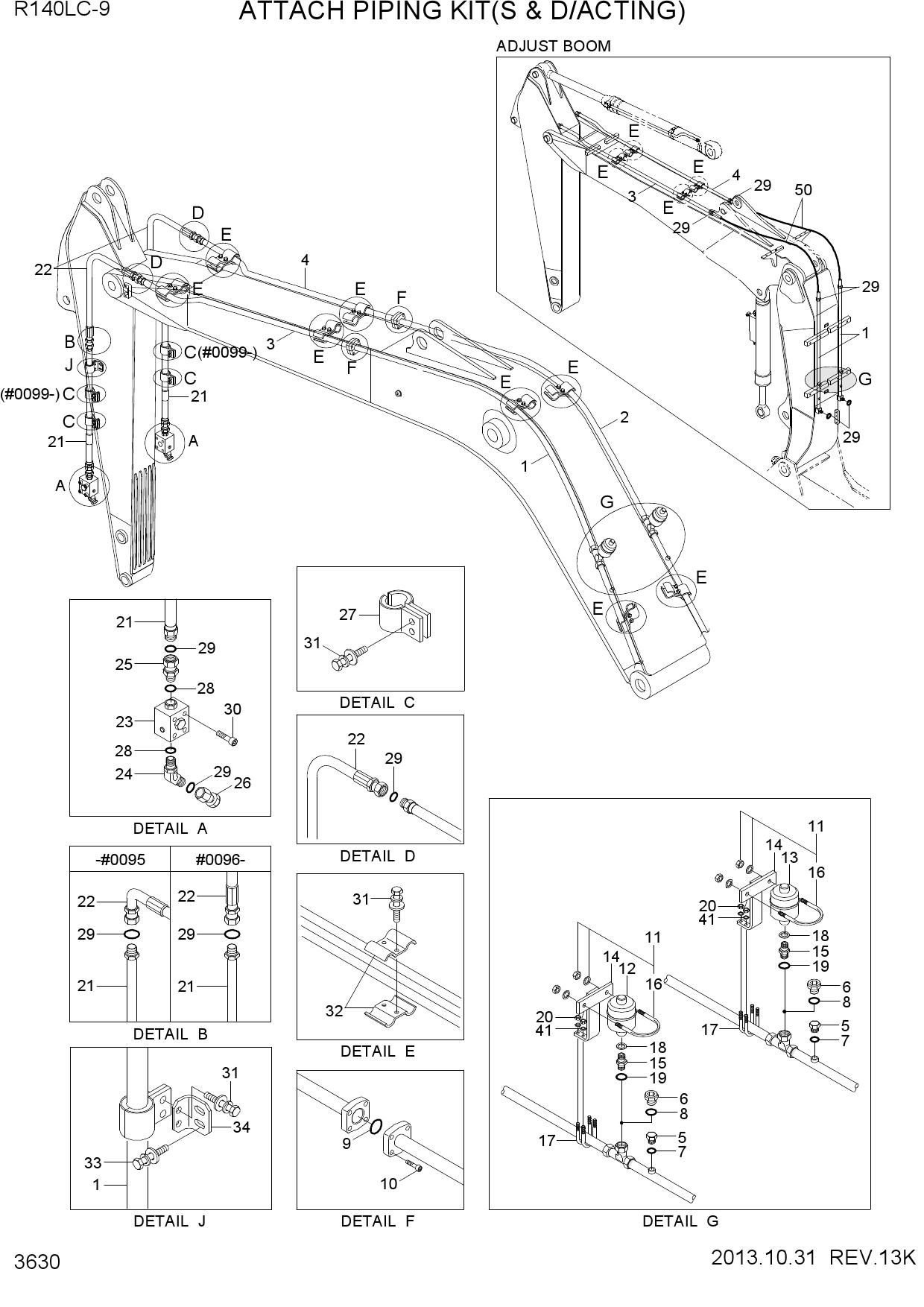 ATTACH PIPING KIT(S & D/ACTING)
