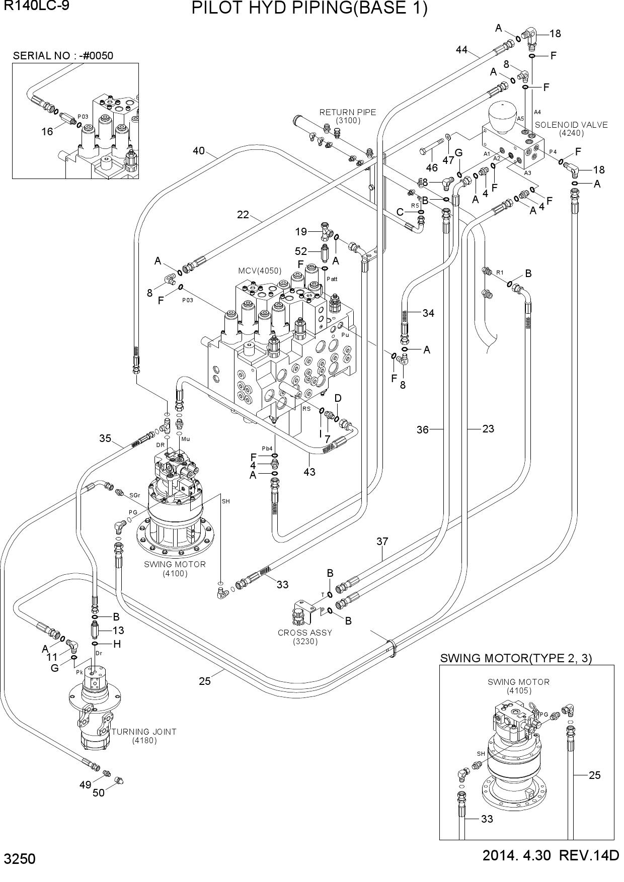 PILOT HYD PIPING(BASE 1)