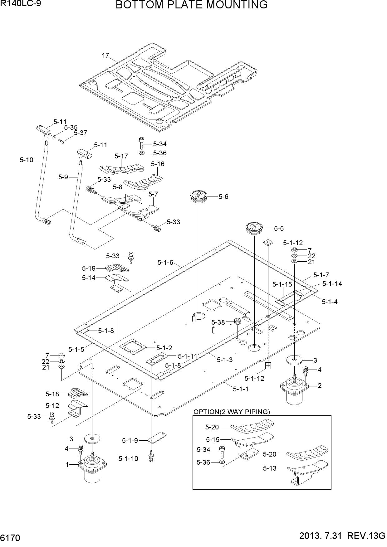 BOTTOM PLATE MOUNTING