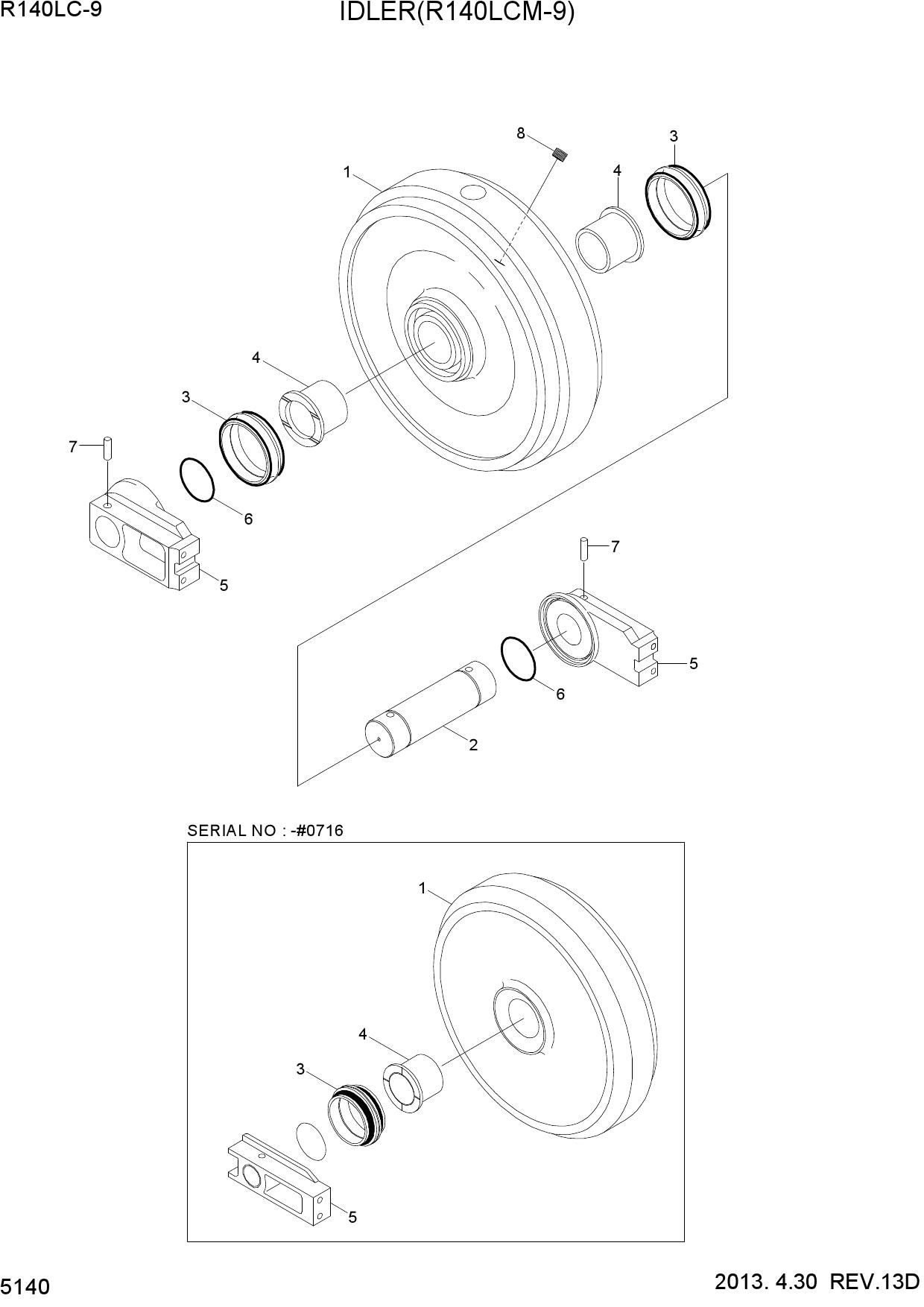 IDLER(R140LCM-9)