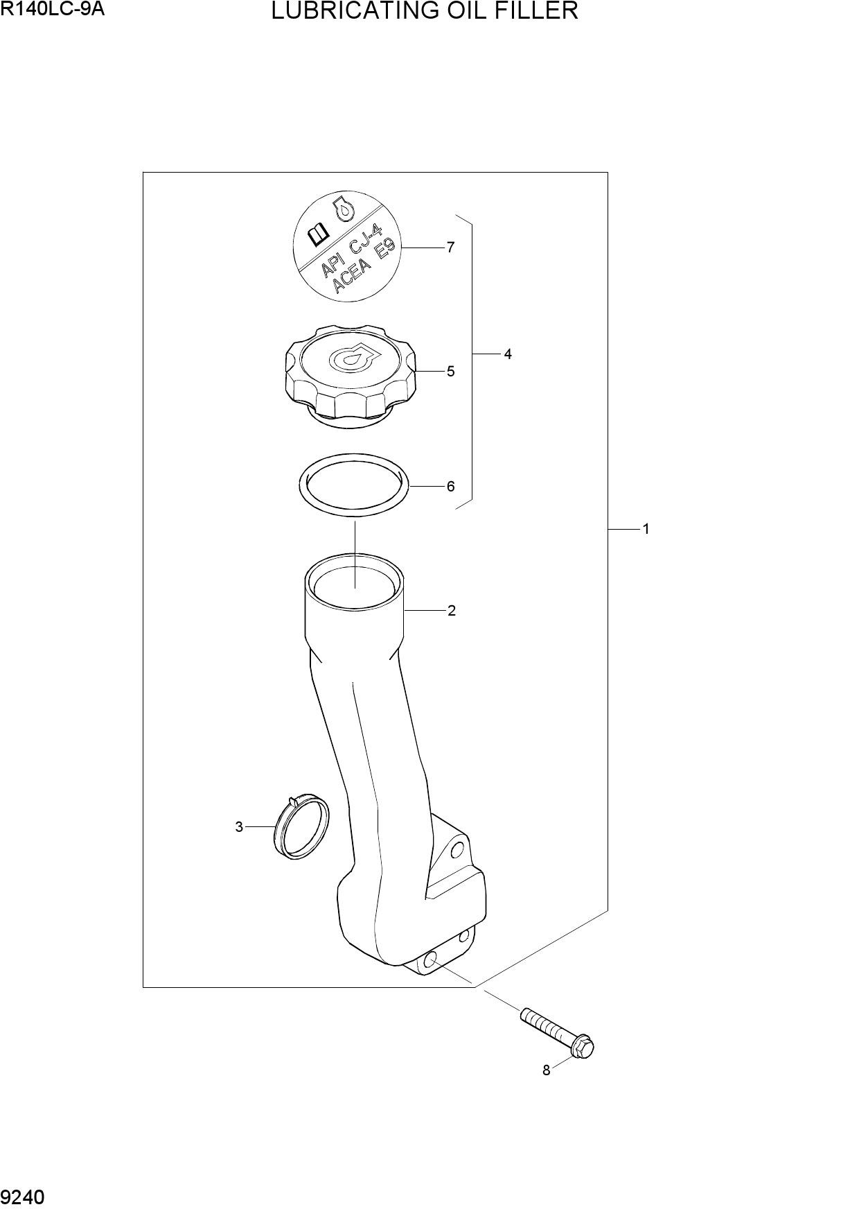 LUBRICATING OIL FILLER