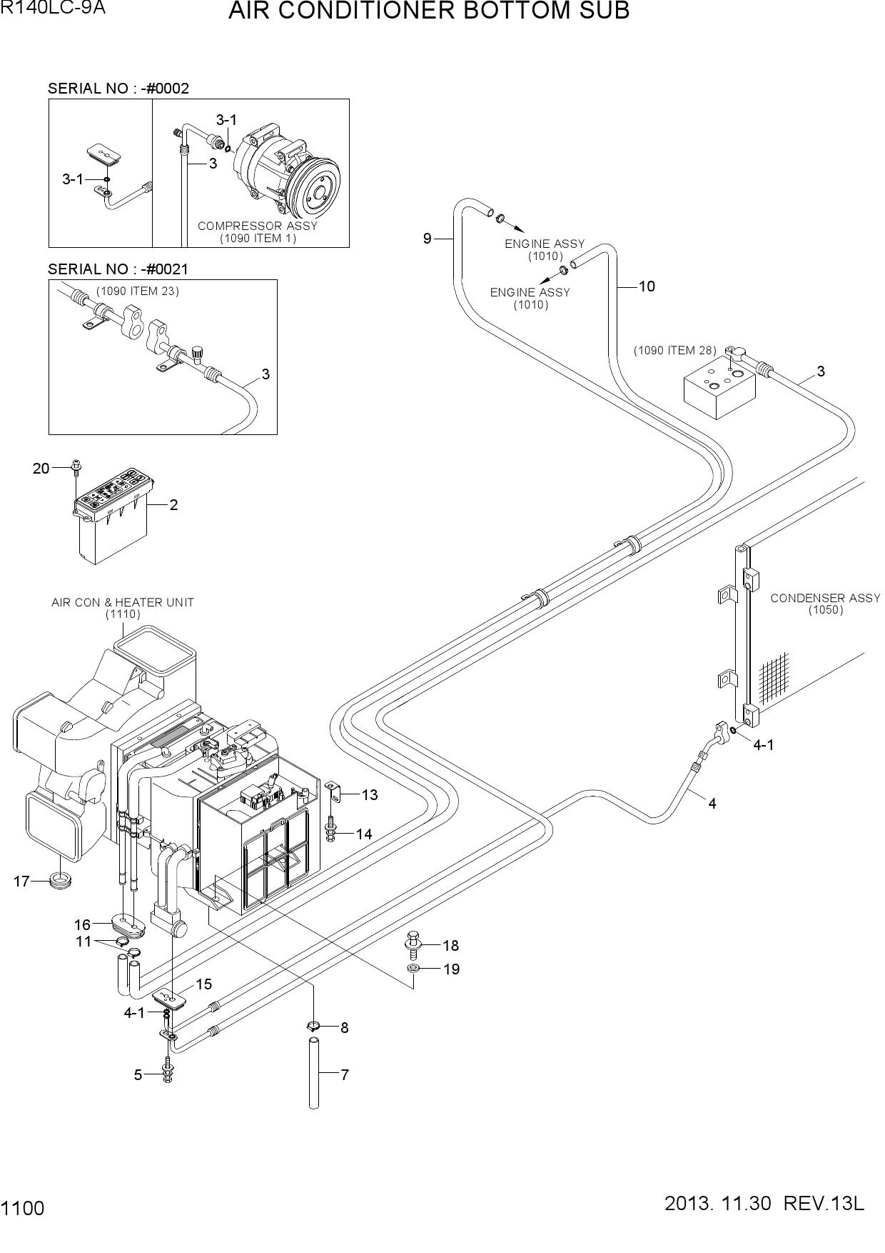 AIR CONDITIONER BOTTOM SUB