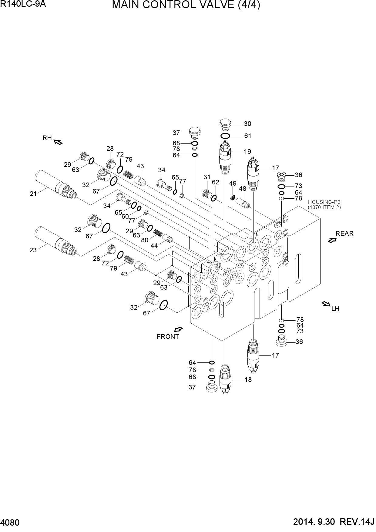 MAIN CONTROL VALVE (4/4)