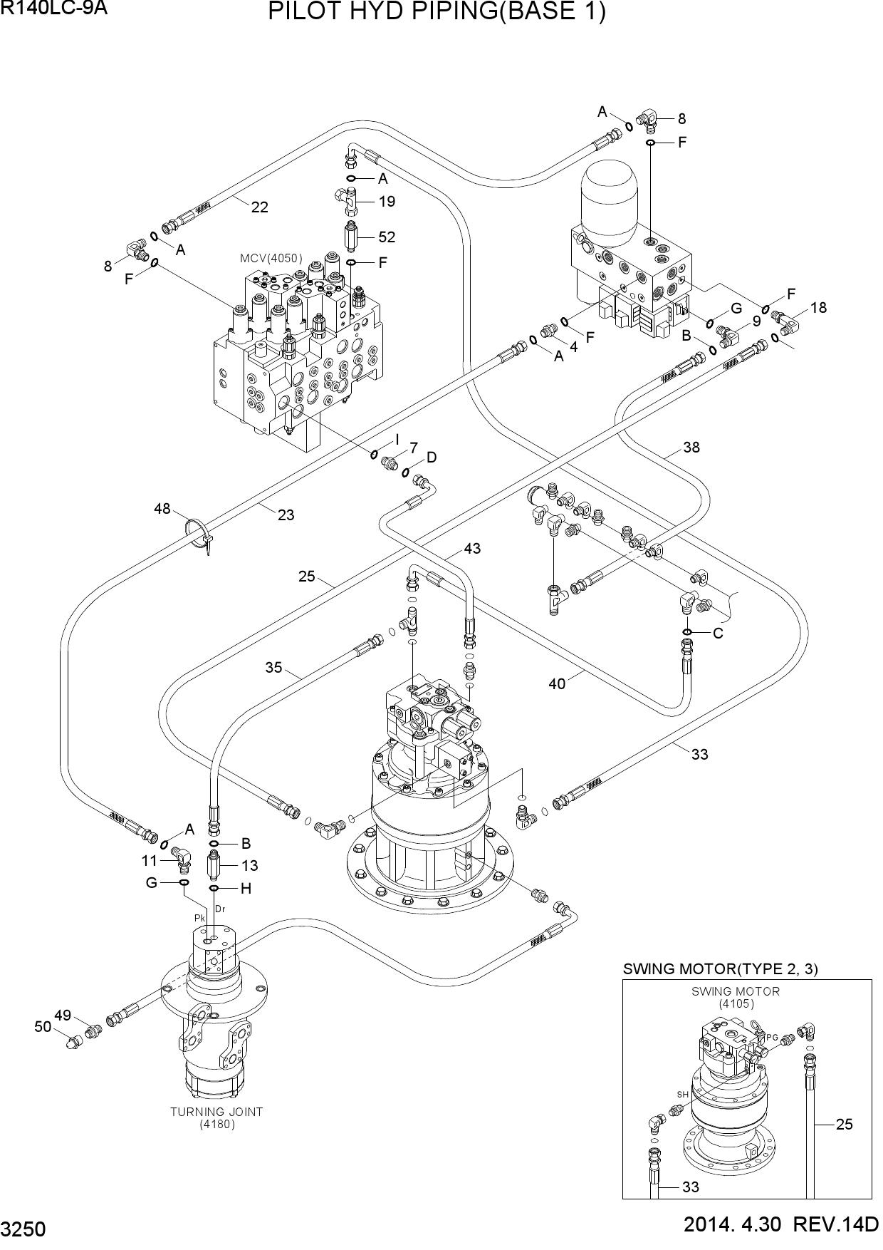 PILOT HYD PIPING(BASE 1)