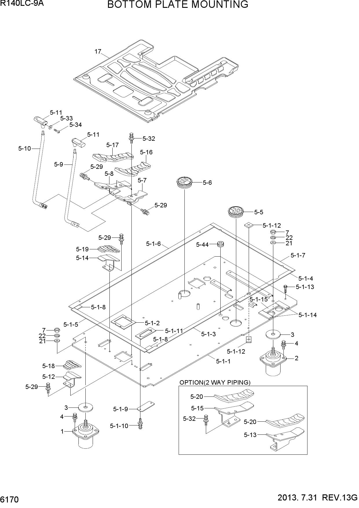 BOTTOM PLATE MOUNTING