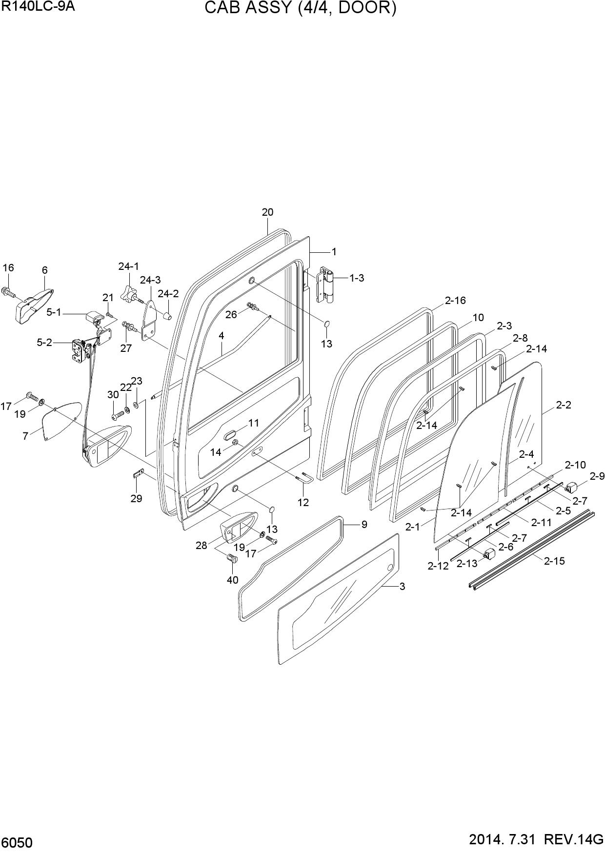 CAB ASSY(4/4, DOOR)