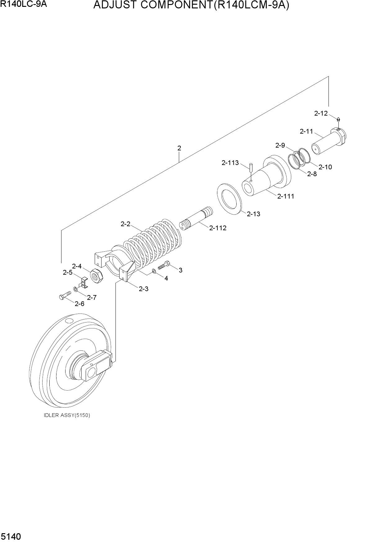 ADJUST COMPONENT(R140LCM-9A)