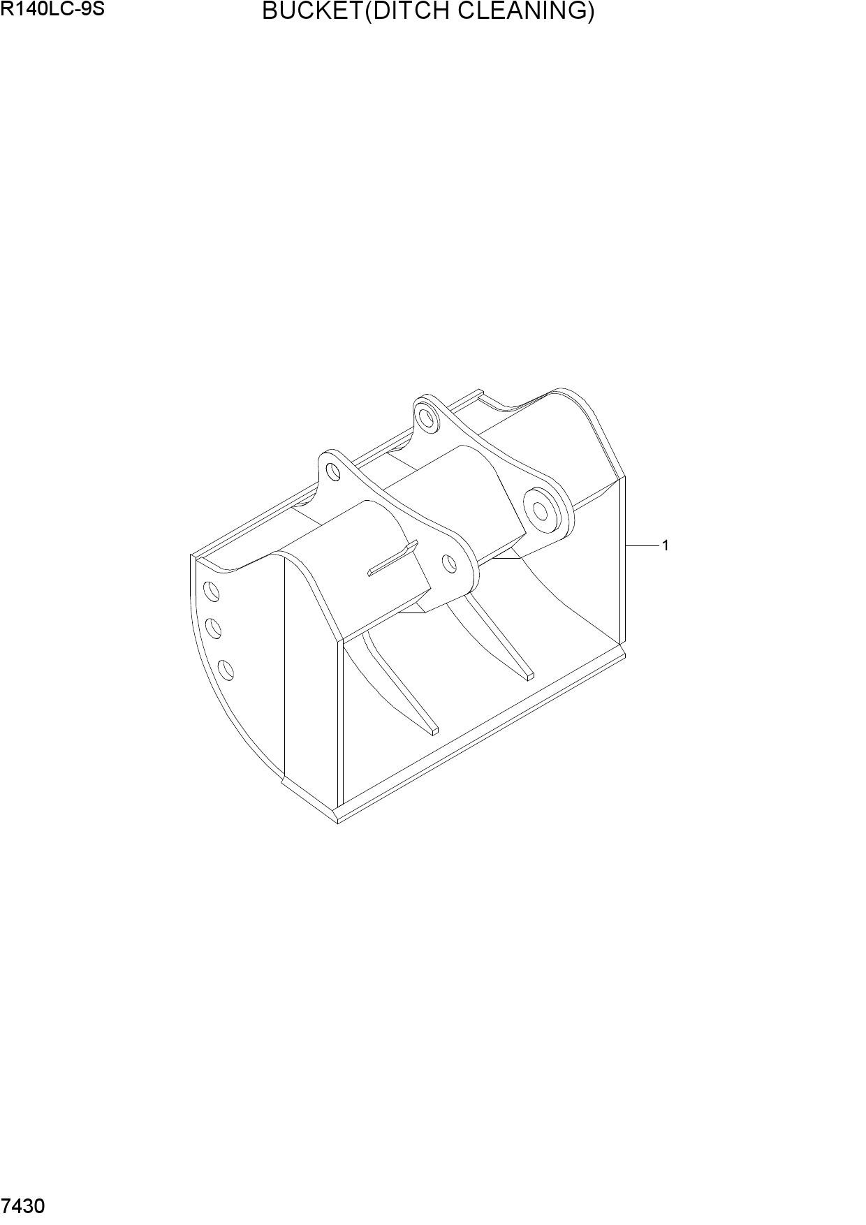 BUCKET(DITCH CLEANING)