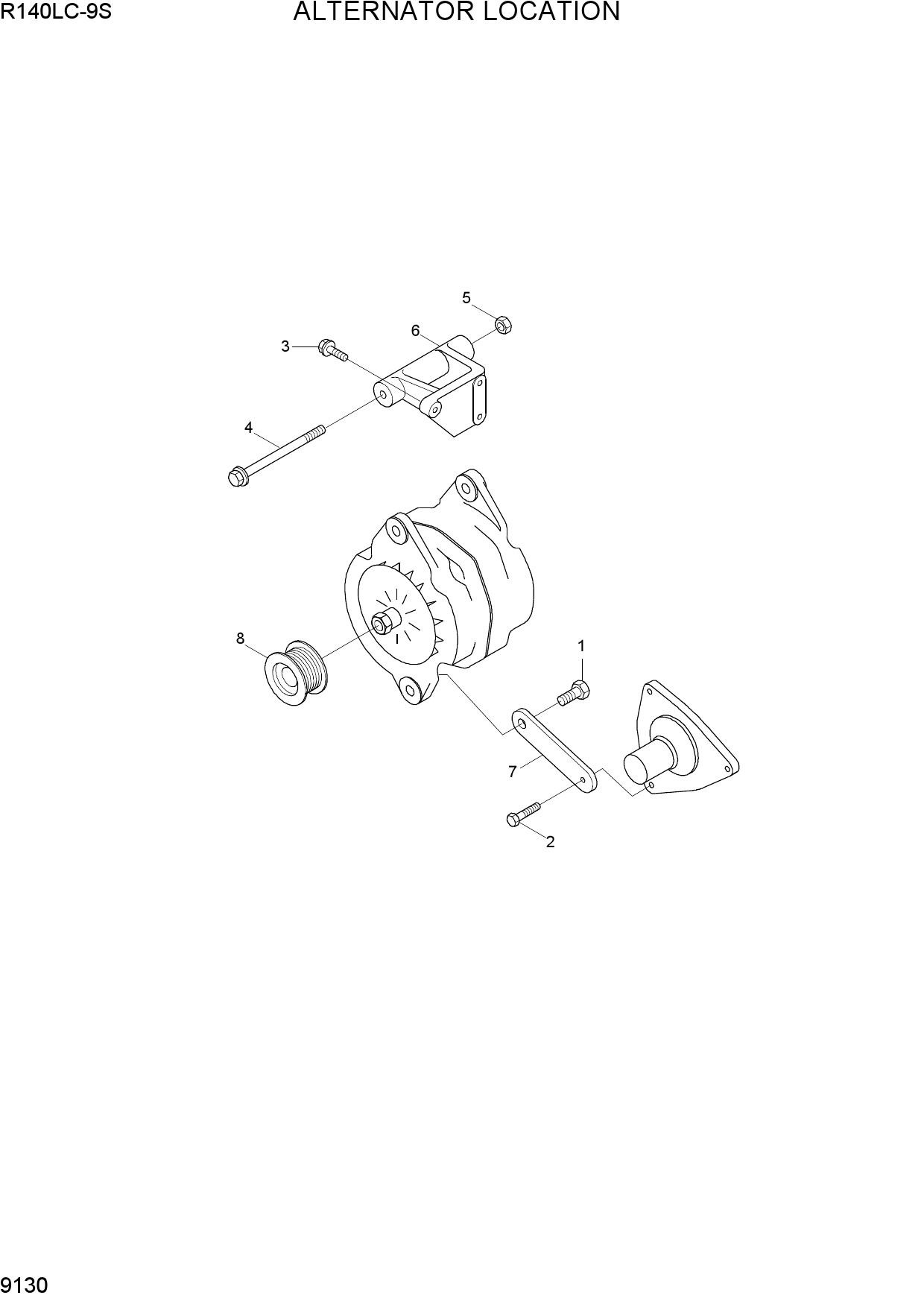 ALTERNATOR LOCATION
