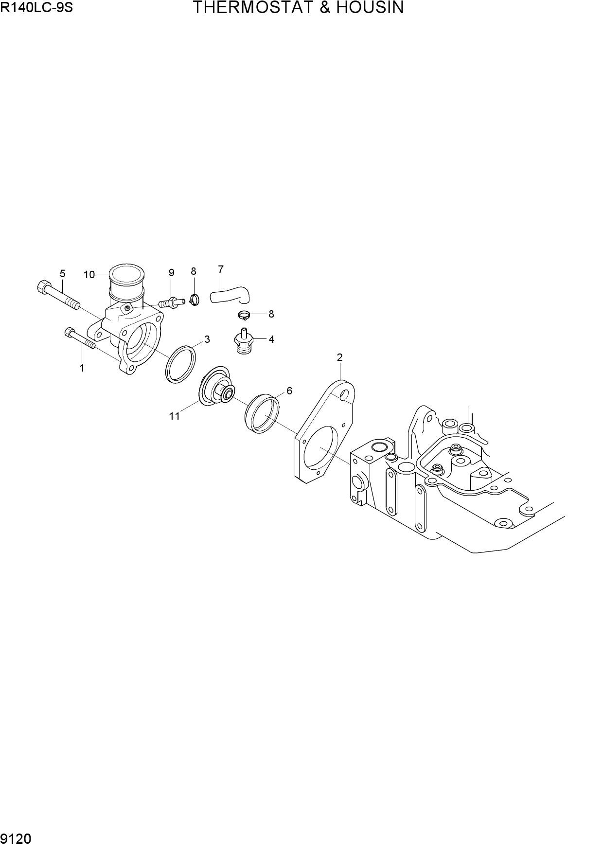 THERMOSTAT & HOUSING