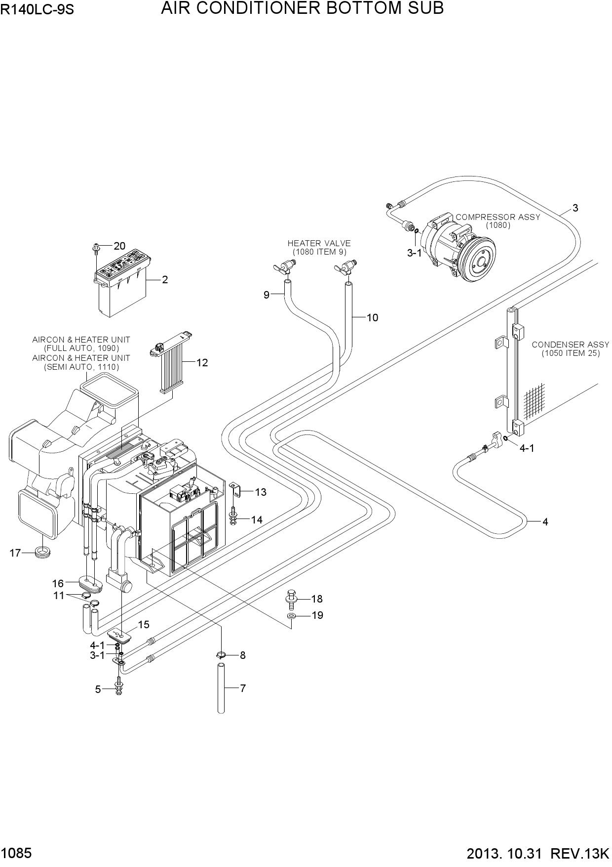 AIR CONDITIONER BOTTOM SUB