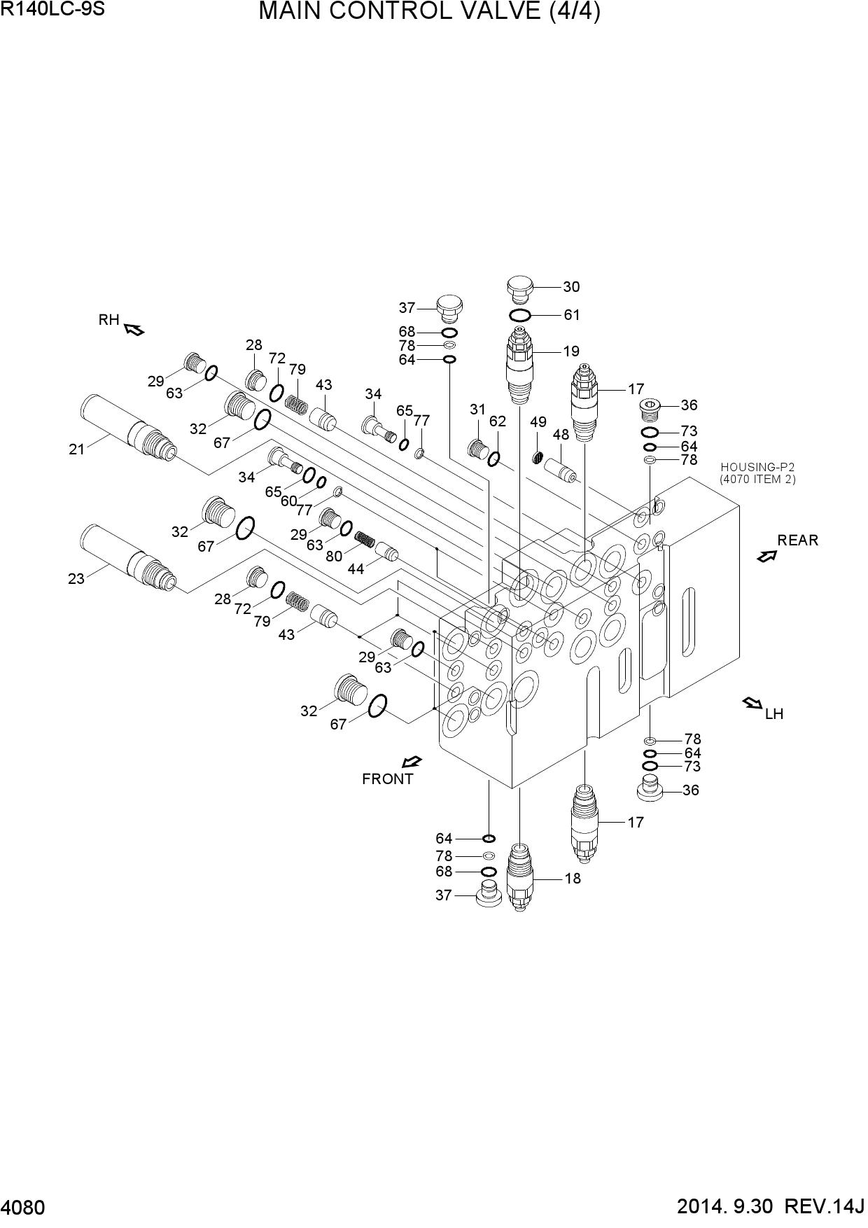 MAIN CONTROL VALVE (4/4)