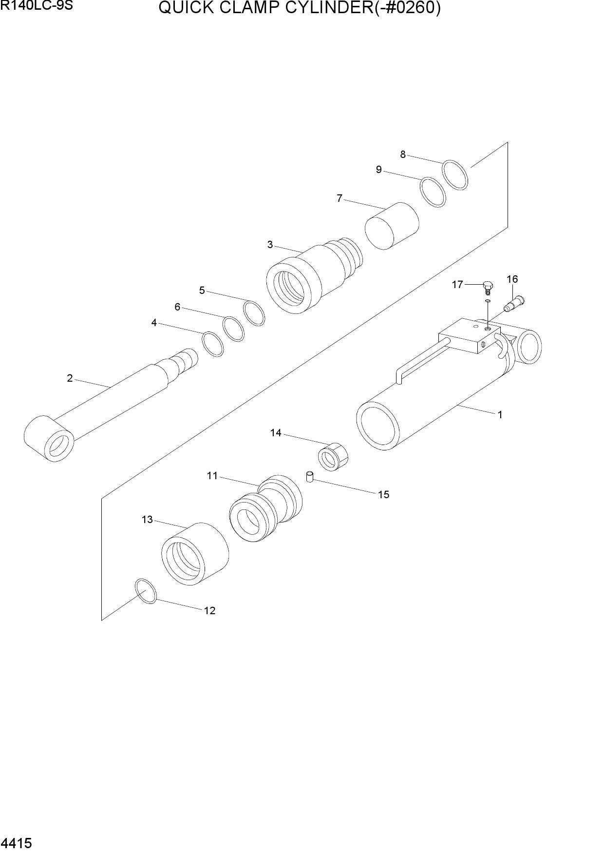 QUICK CLAMP CYLINDER(-#0260)
