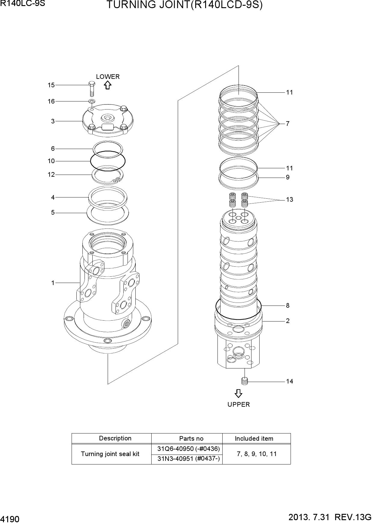 TURNING JOINT(R140LCD-9S)