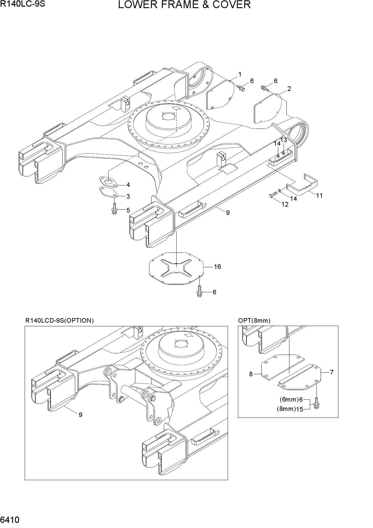 LOWER FRAME & COVER