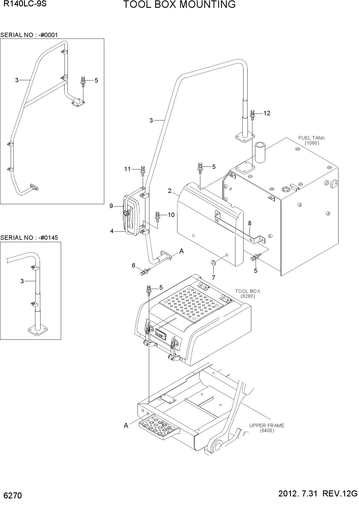 TOOL BOX MOUNTING