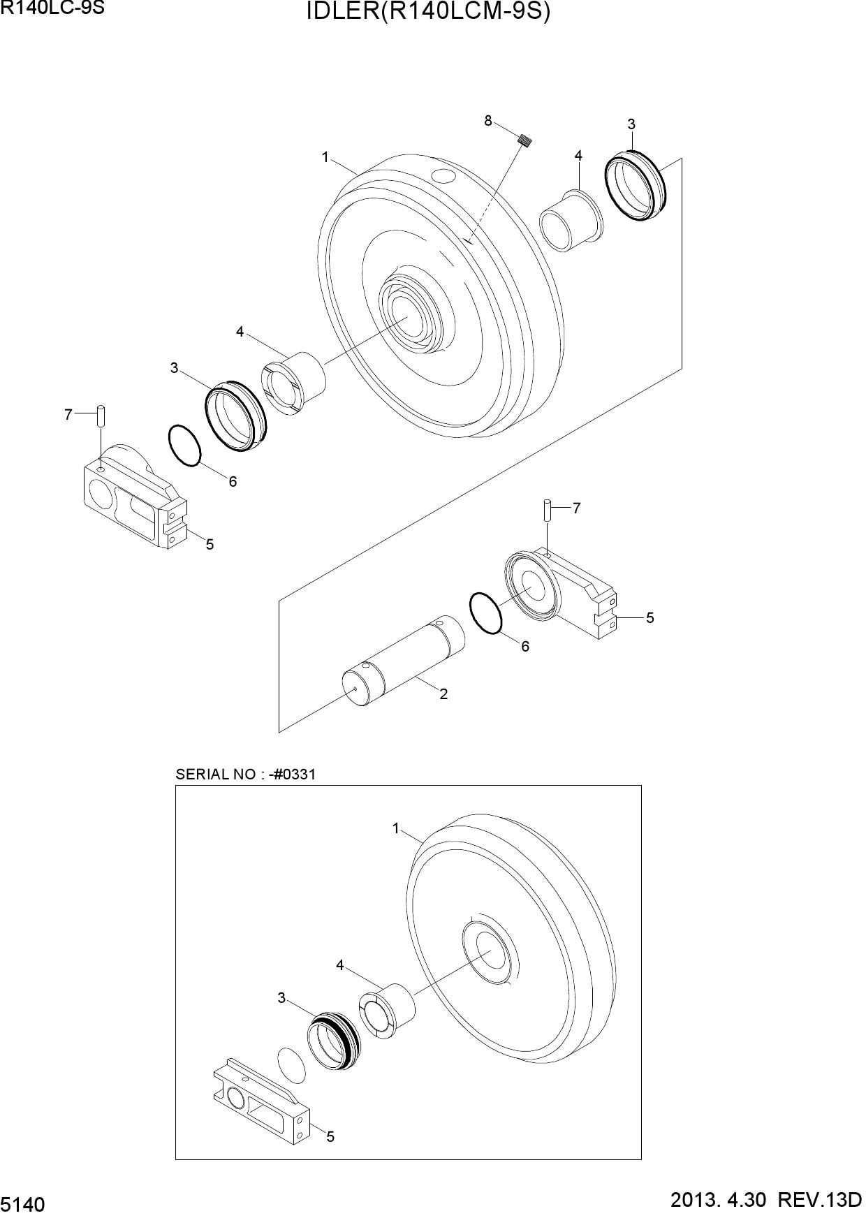 IDLER(R140LCM-9S)