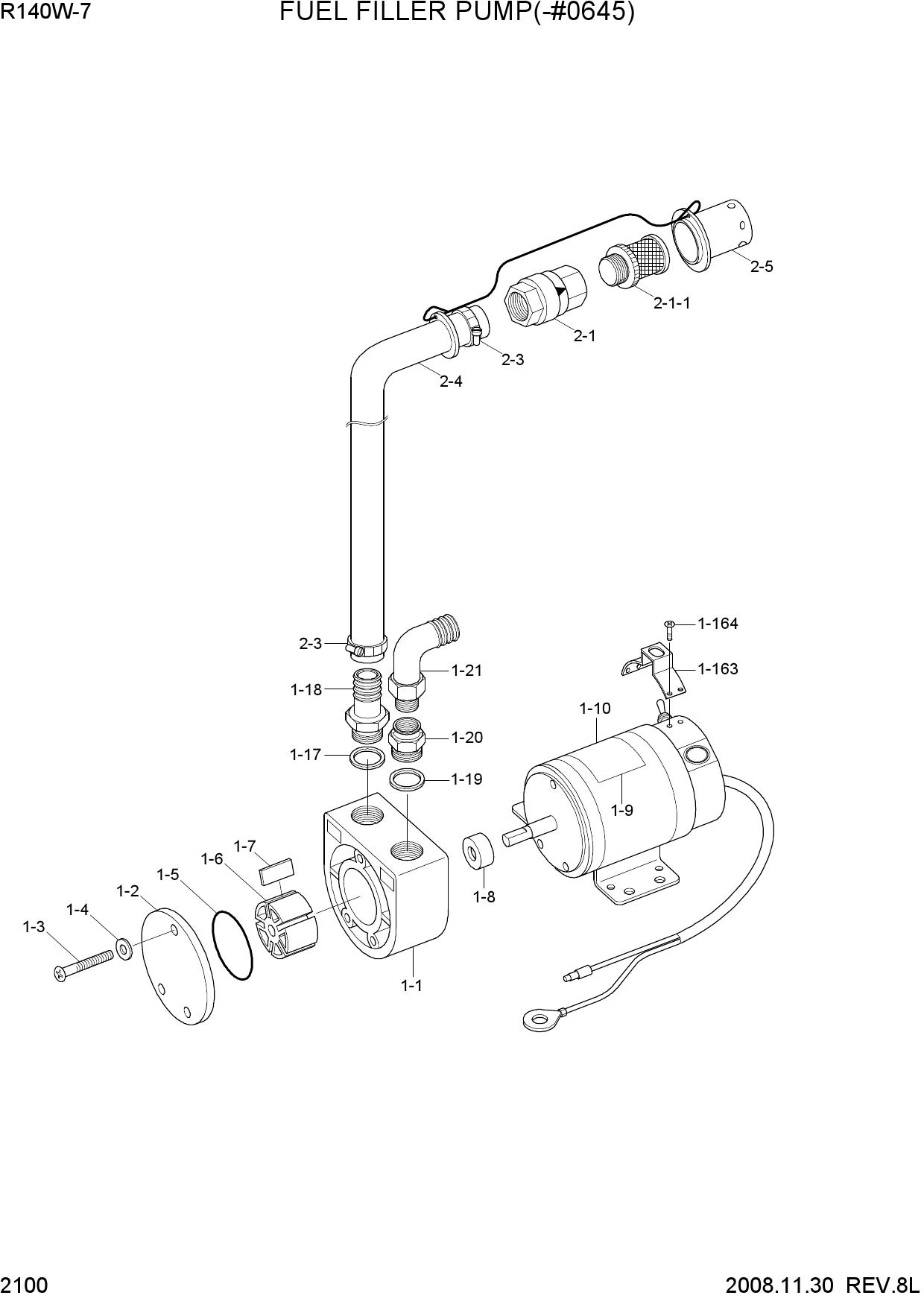 FUEL FILLER PUMP(-#0645)