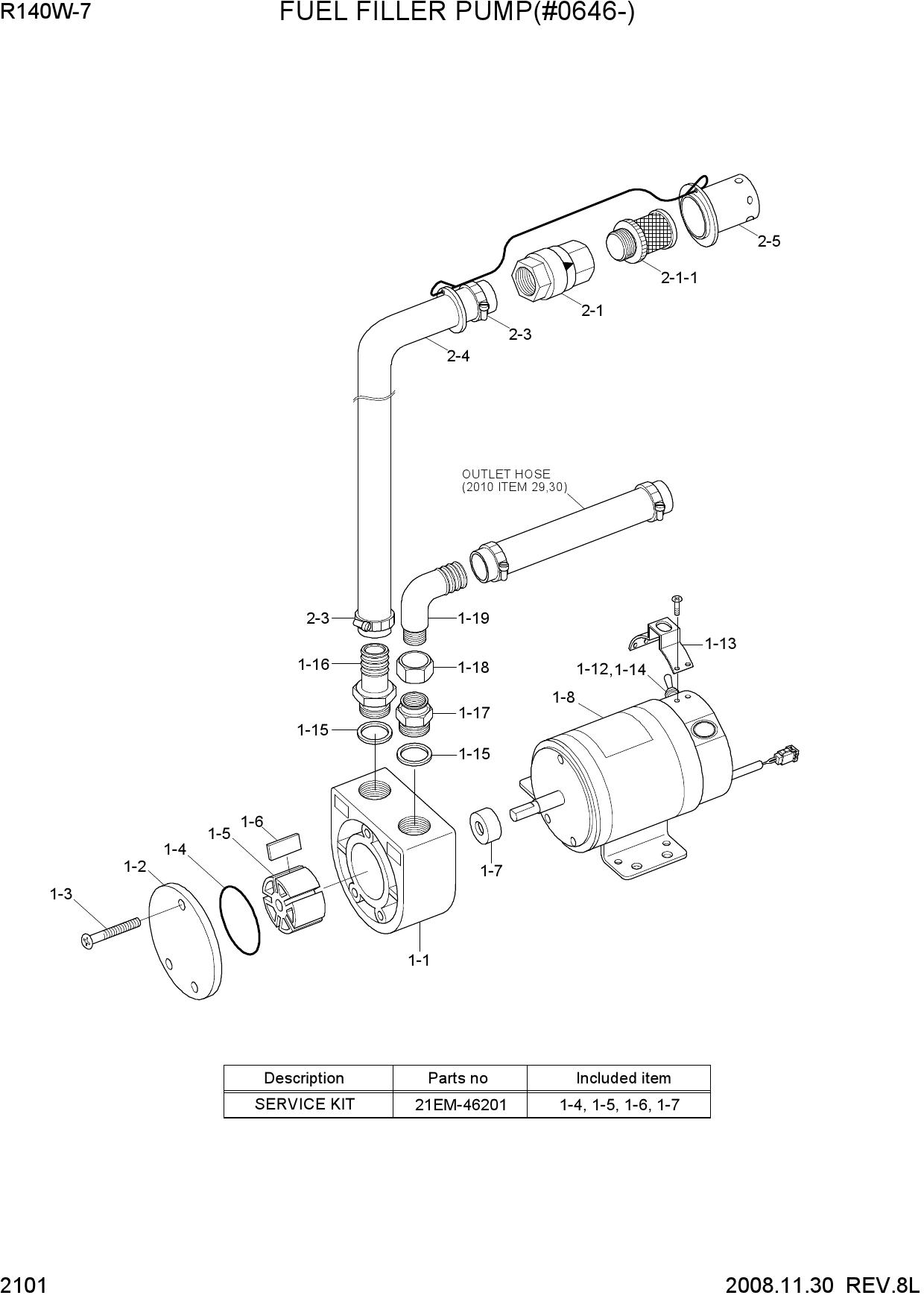 FUEL FILLER PUMP(#0646-)
