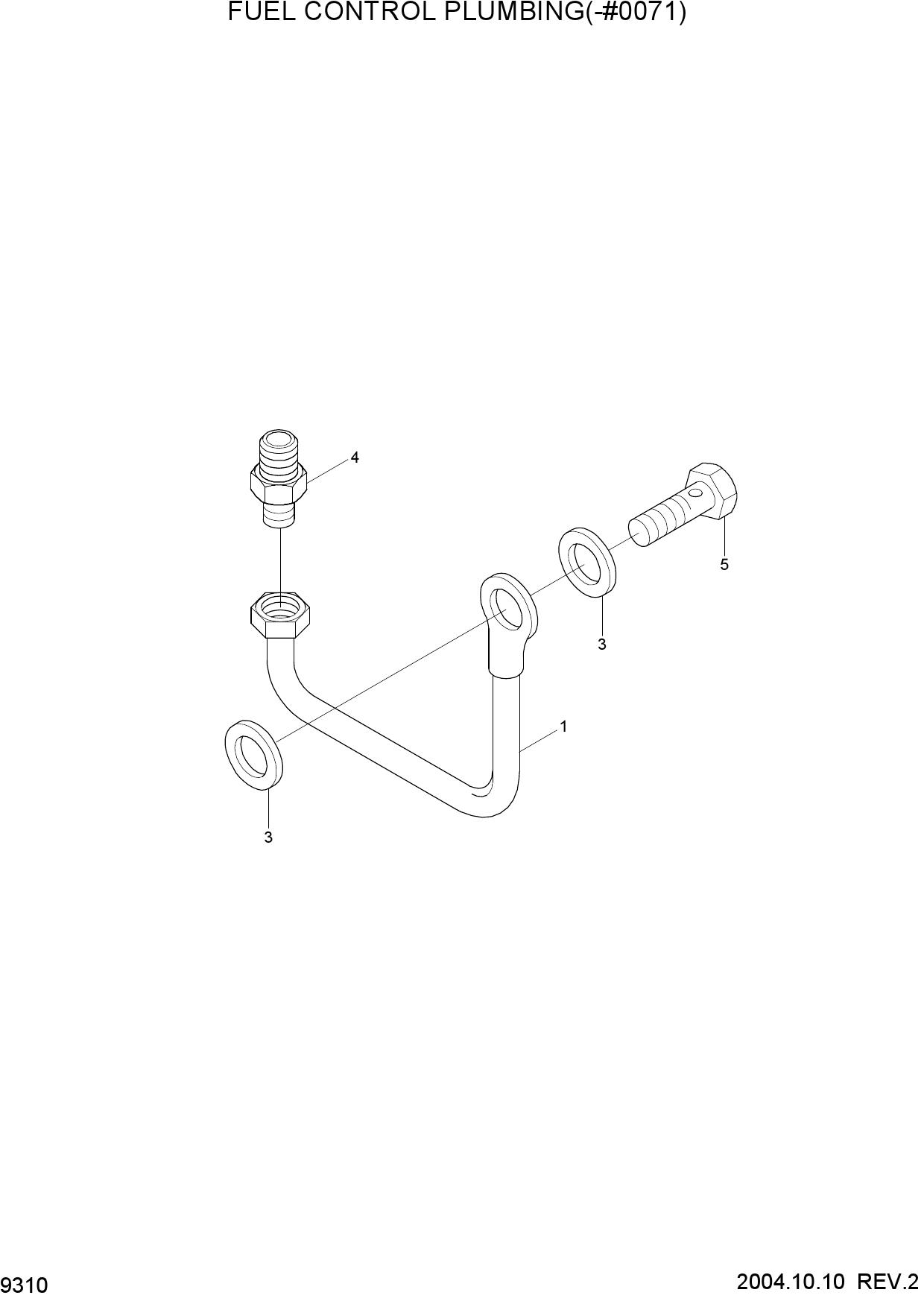 FUEL CONTROL PLUMBING(-#0071)