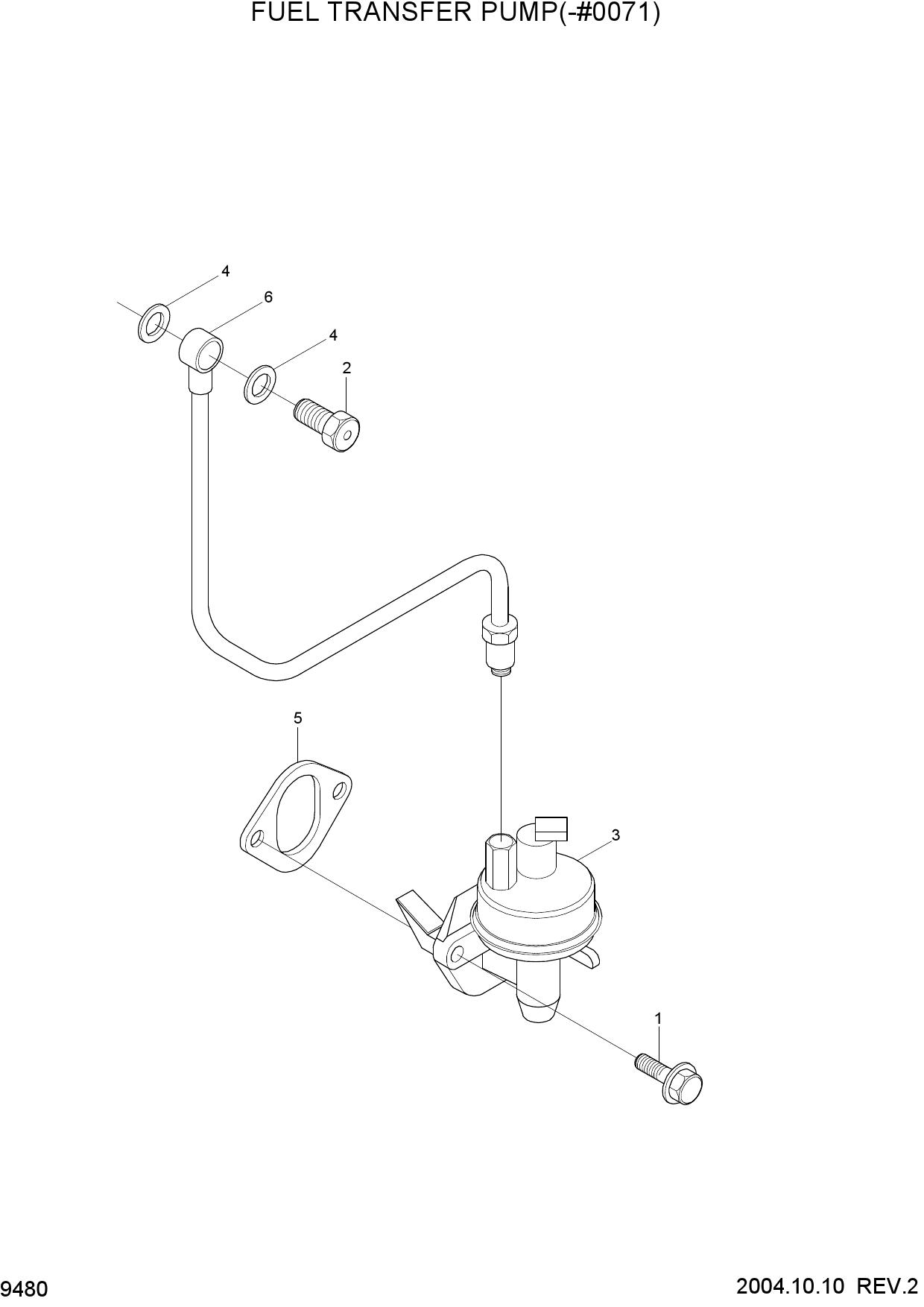 FUEL TRANSFER PUMP(-#0071)