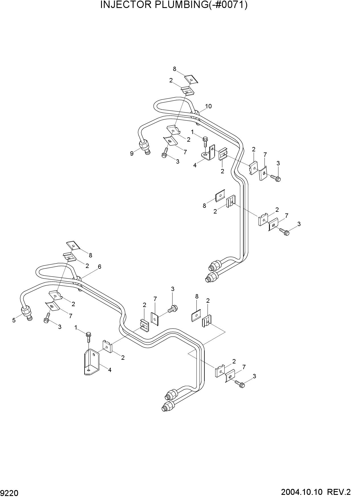 INJECTOR PLUMBING(-#0071)