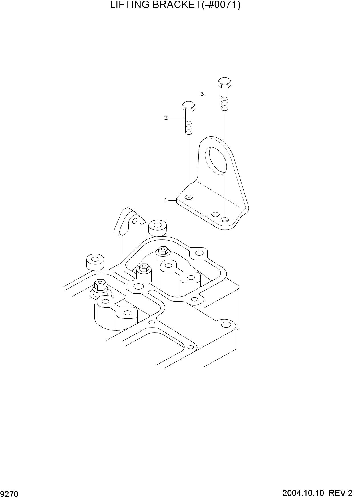 LIFTING BRACKET(-#0071)