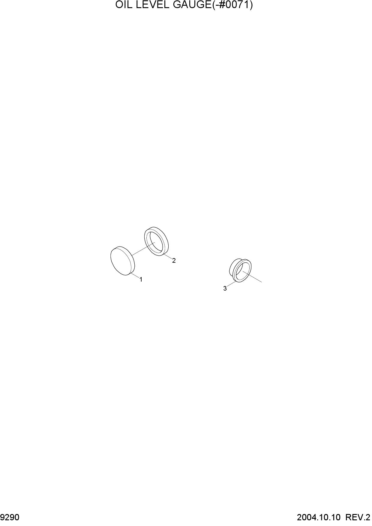 OIL LEVEL GAUGE(-#0071)