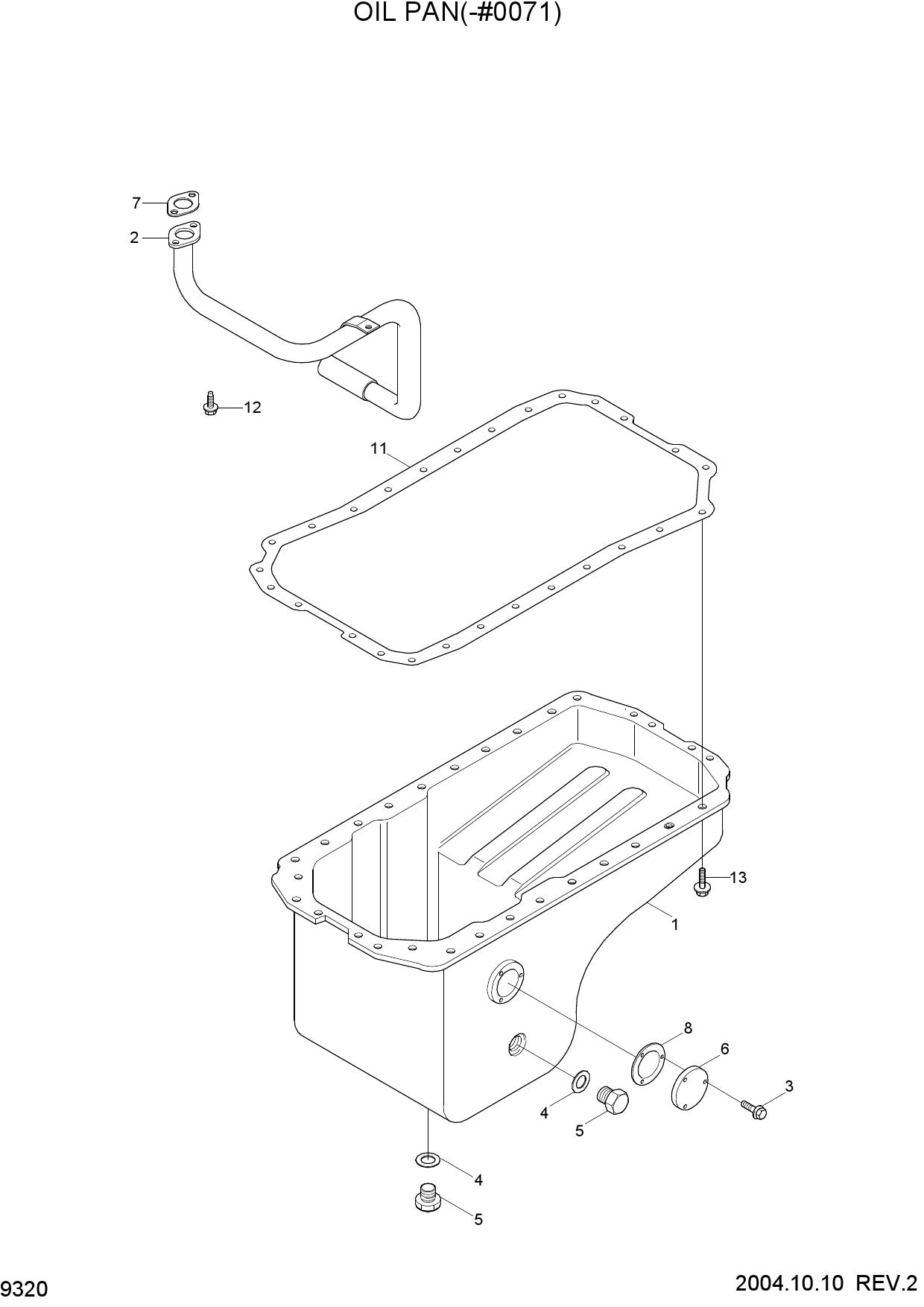 OIL PAN(-#0071)