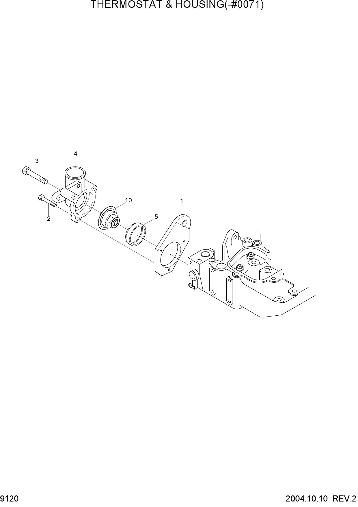 THERMOSTAT &amp; HOUSING(-#0071)