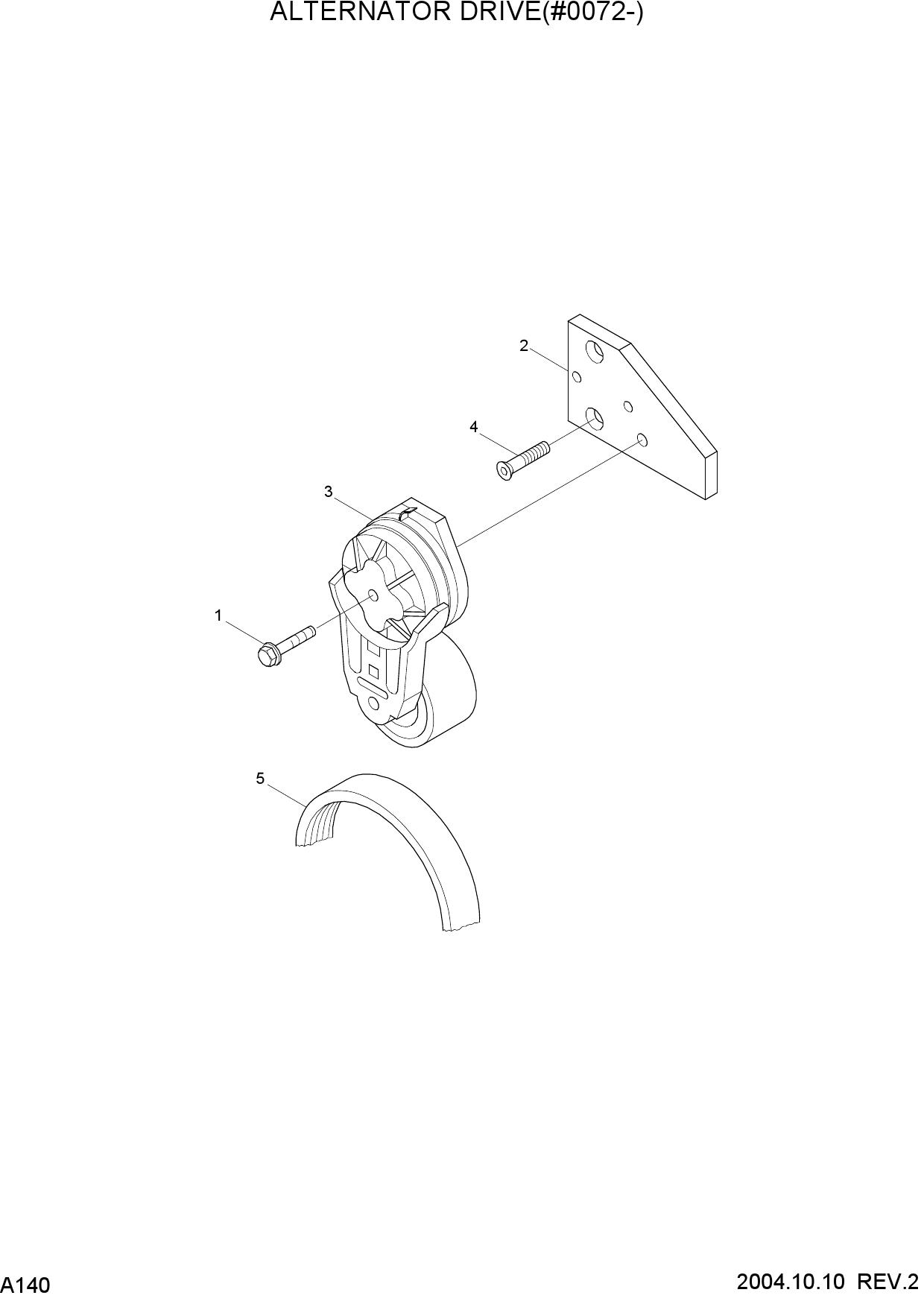 ALTERNATOR DRIVE(#0072-)