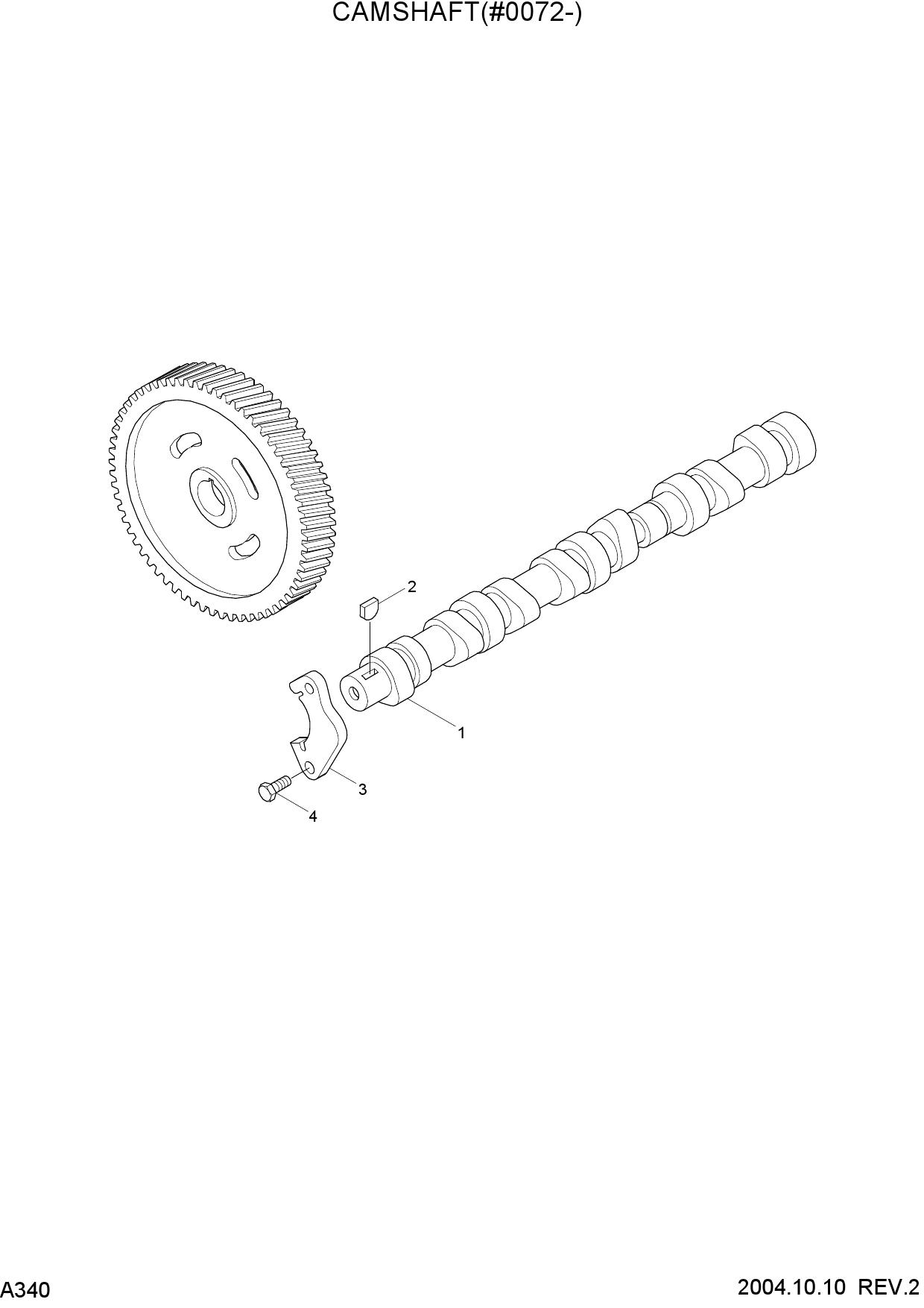 CAMSHAFT(#0072-)