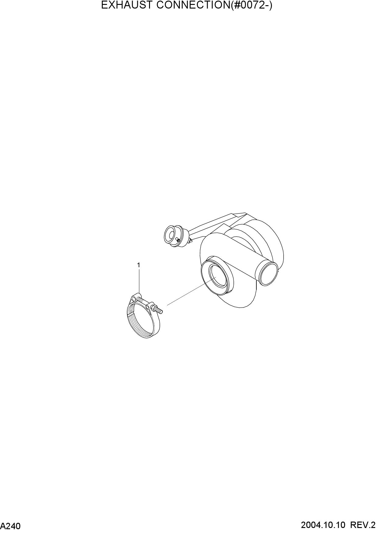 EXHAUST CONNECTION(#0072-)