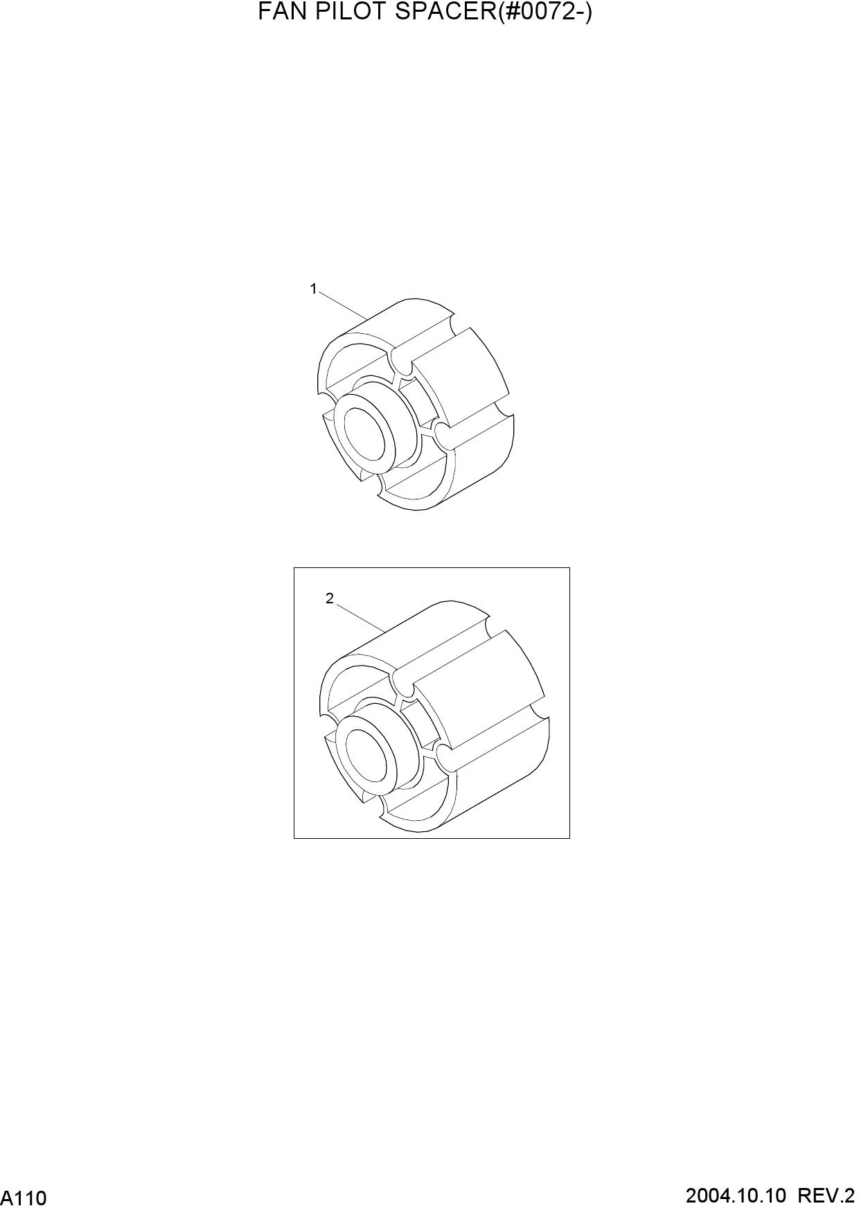 FAN PILOT SPACER(#0072-)