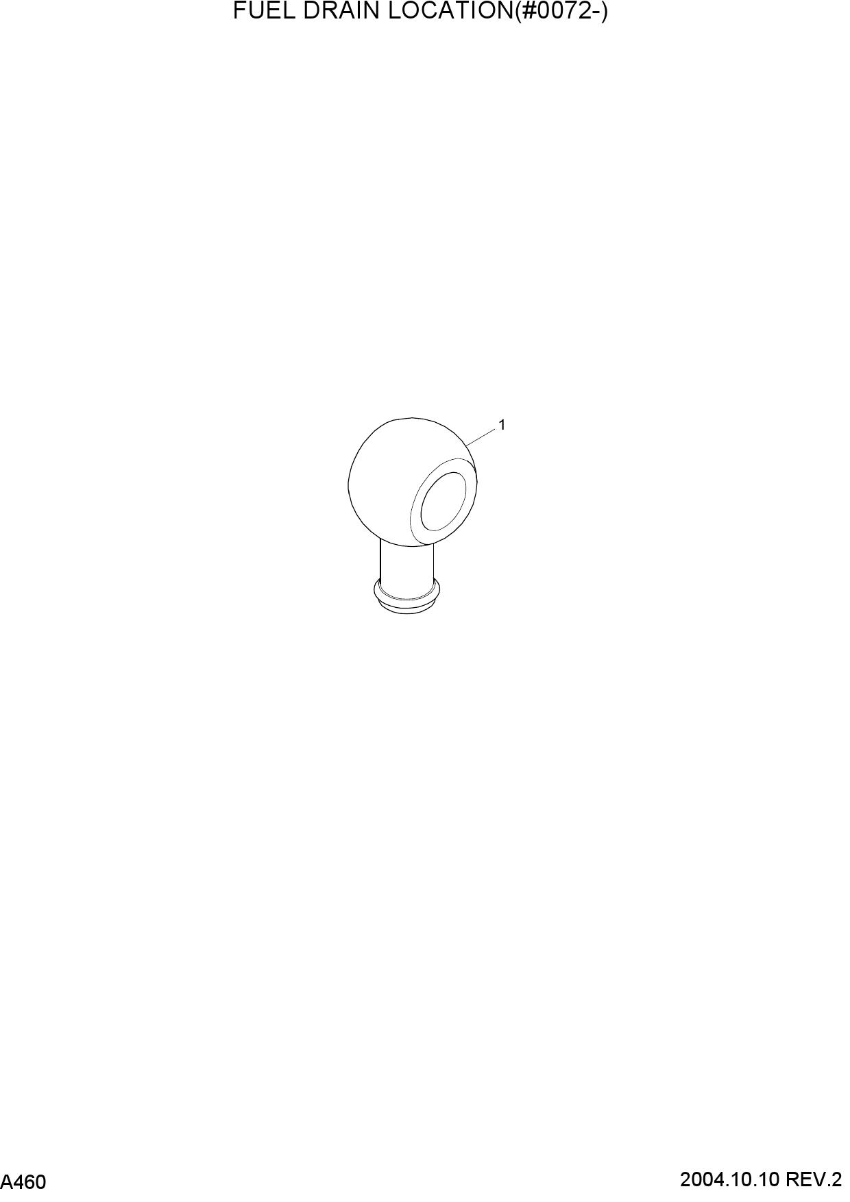 FUEL DRAIN LOCATION(#0072-)