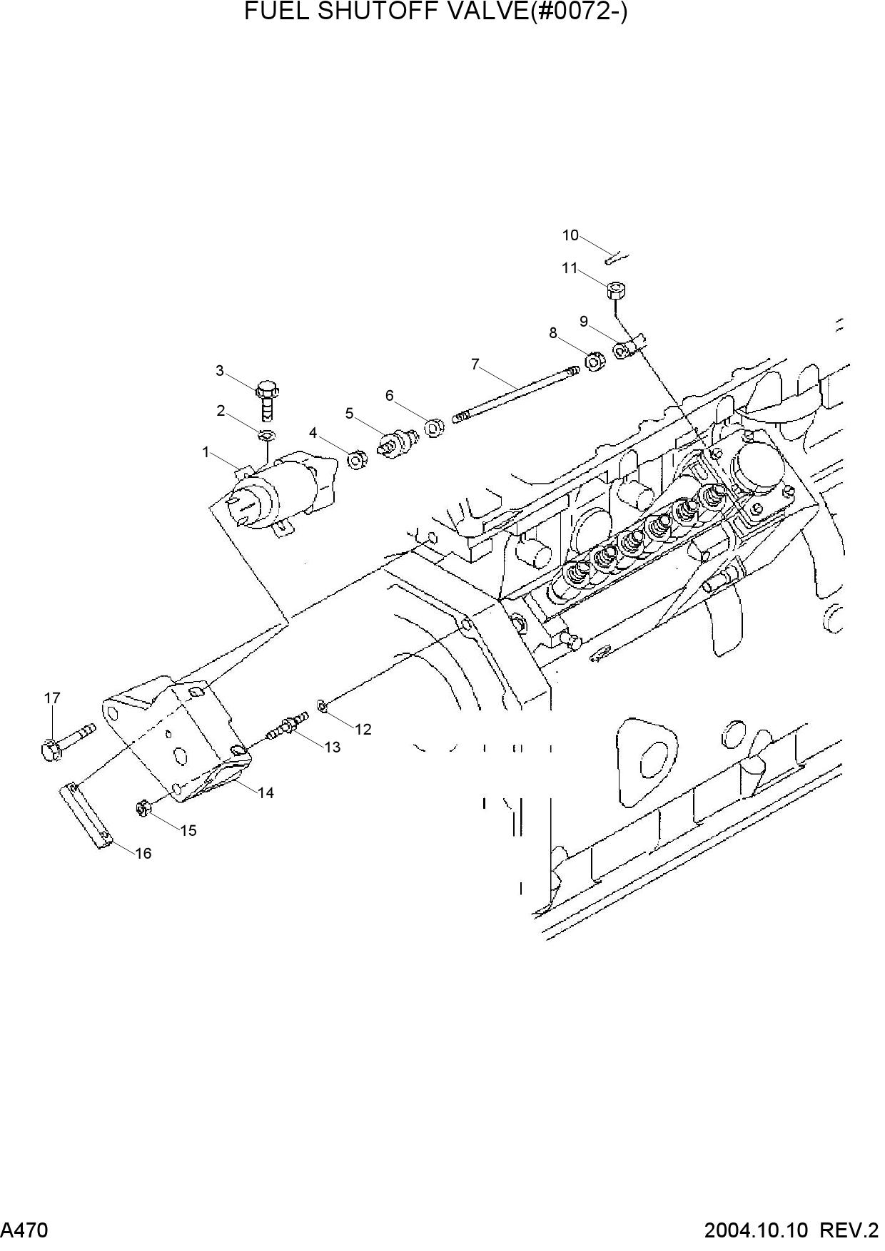 FUEL SHUTOFF VALVE(#0072-)