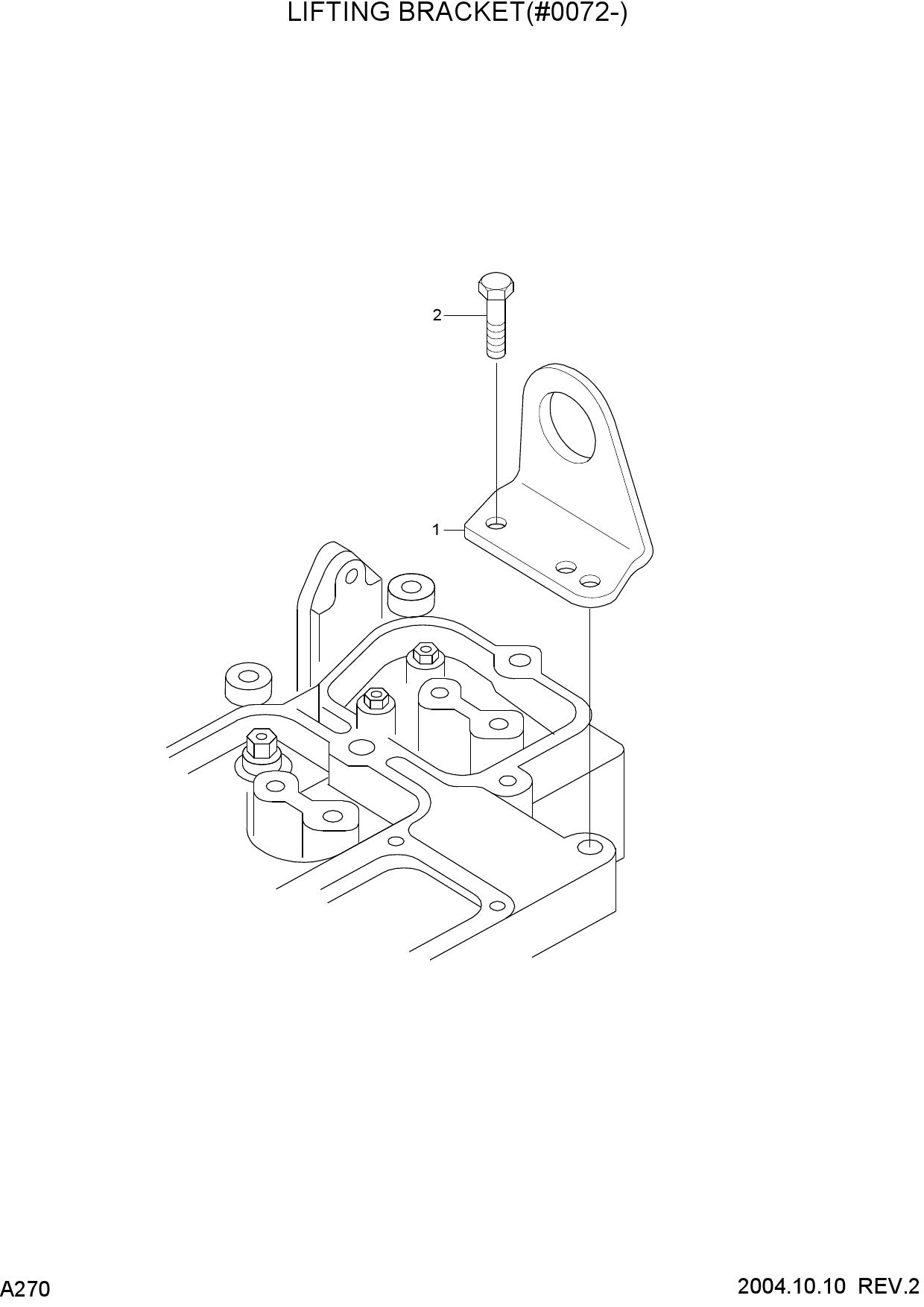 LIFTING BRACKET(#0072-)