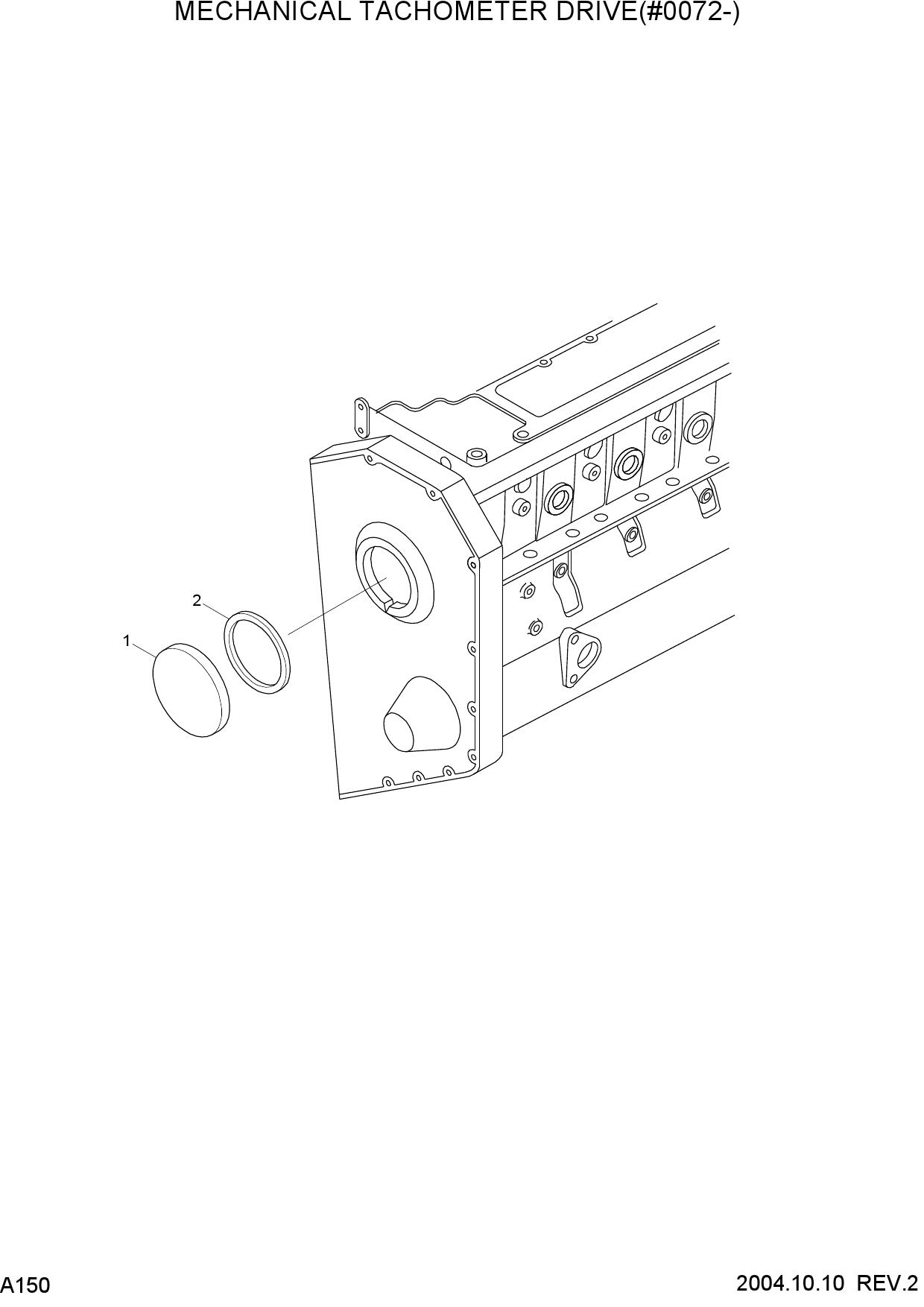 MECHANICAL TACHOMETER DRIVE(#0072-)