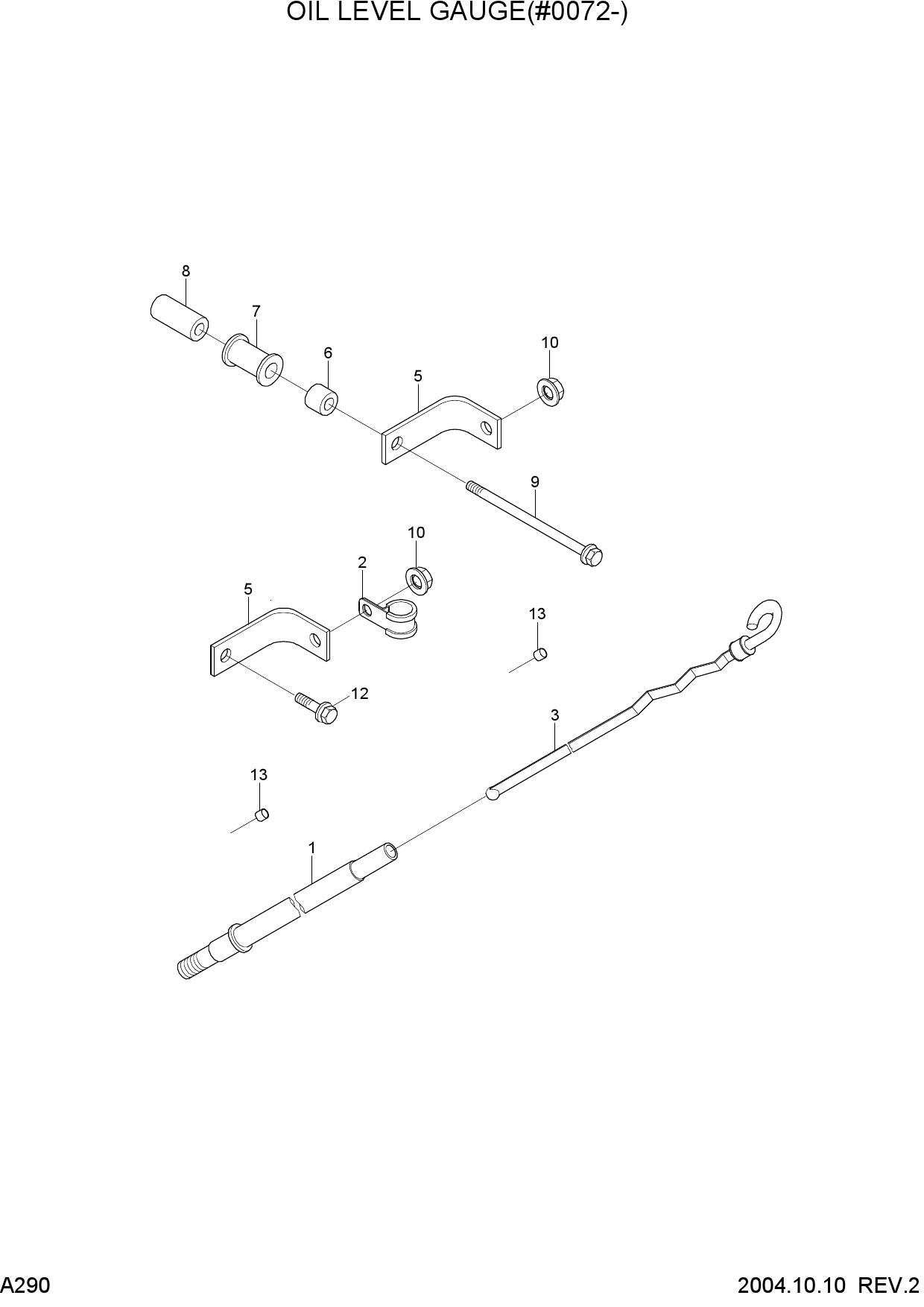 OIL LEVEL GAUGE(#0072-)