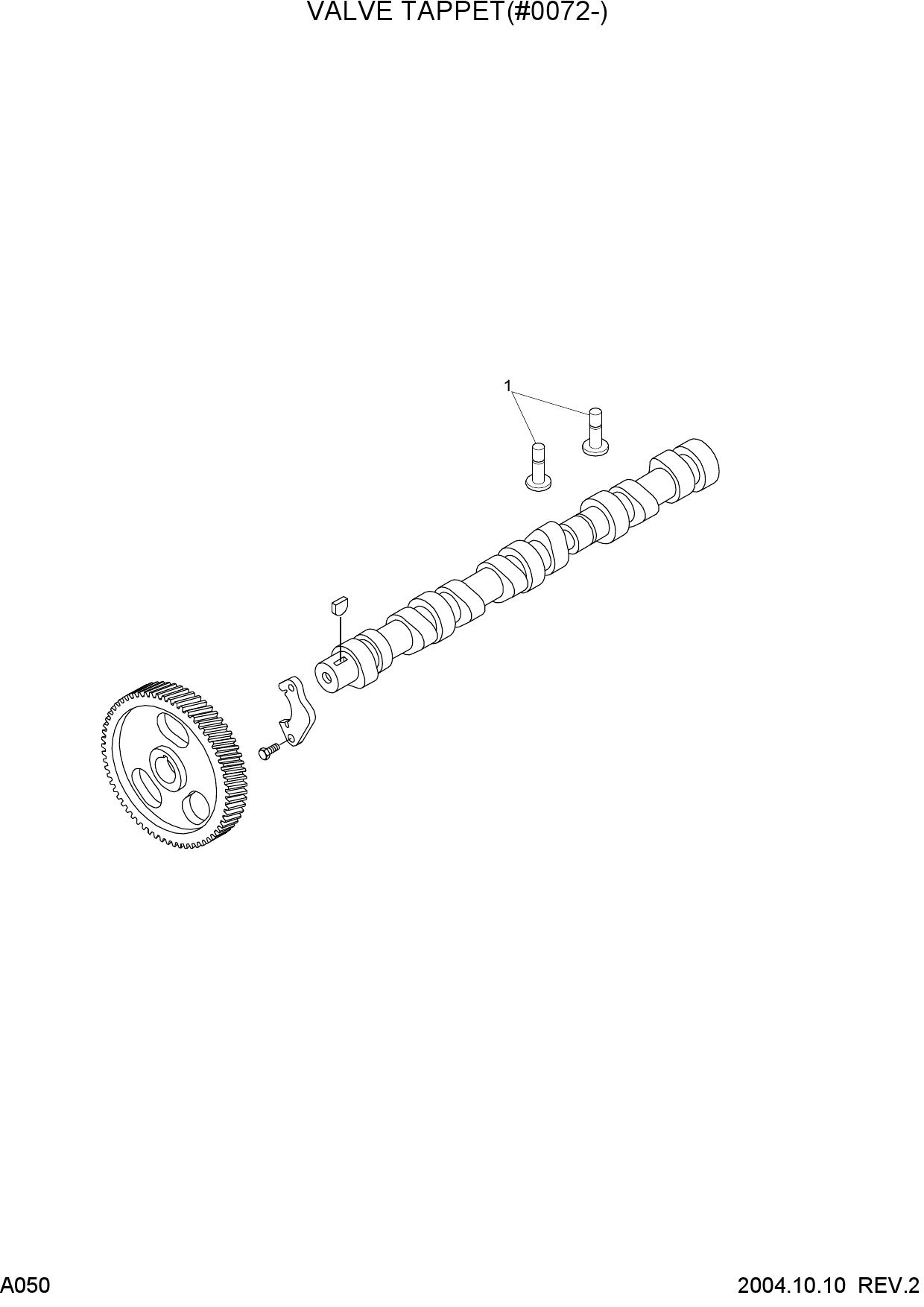 VALVE TAPPET(#0072-)