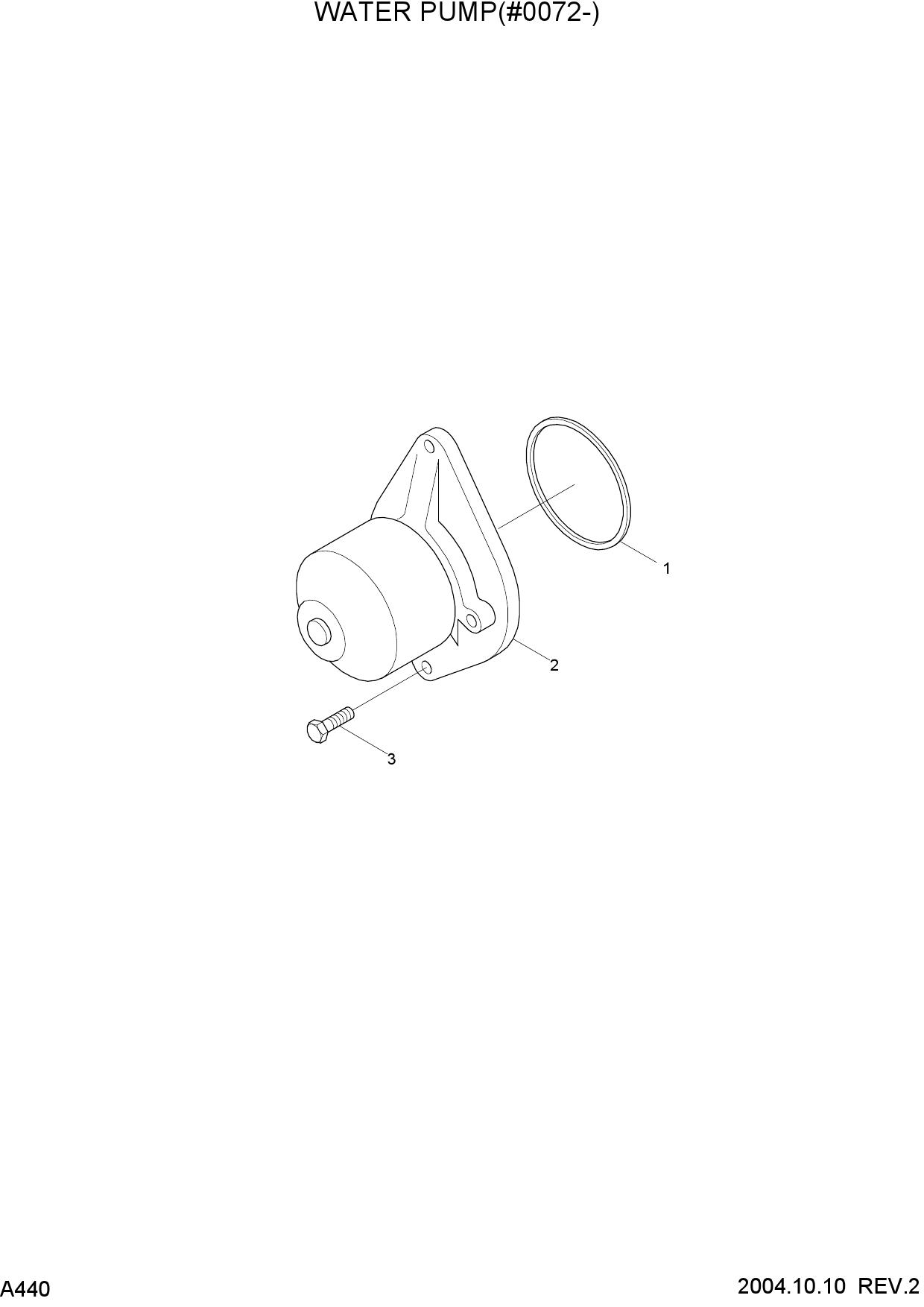 WATER PUMP(#0072-)