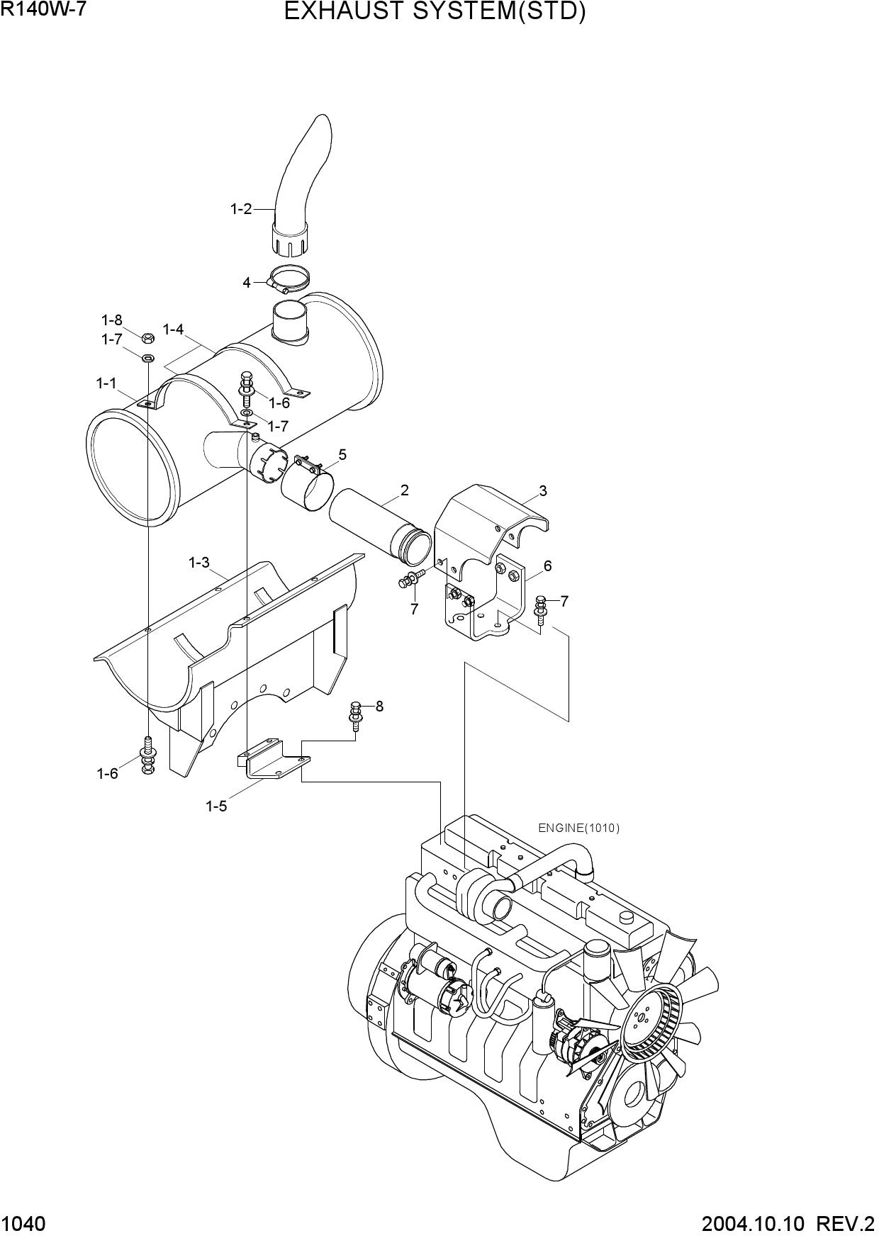 EXHAUST SYSTEM(STD)