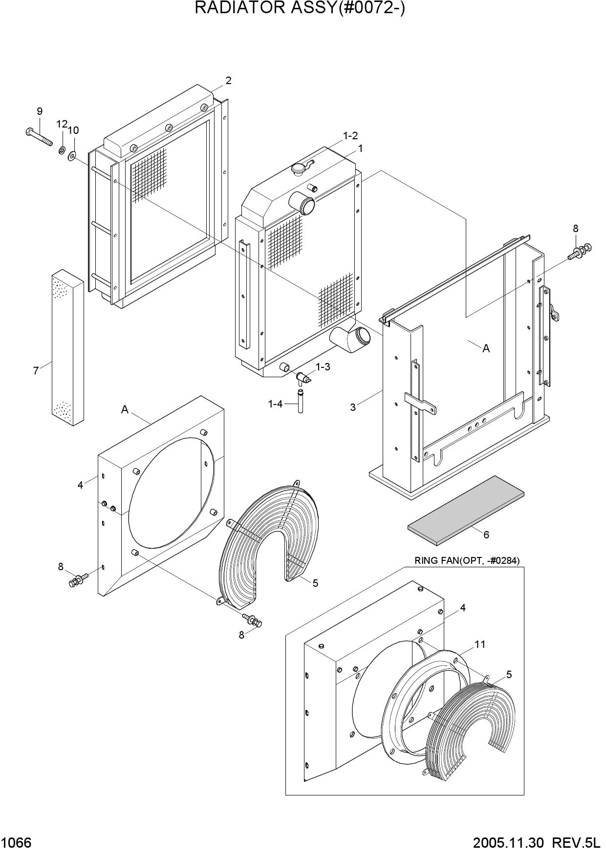 RADIATOR ASSY(#0072-)