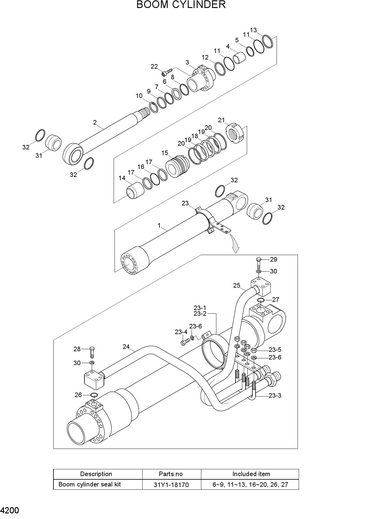 BOOM CYLINDER