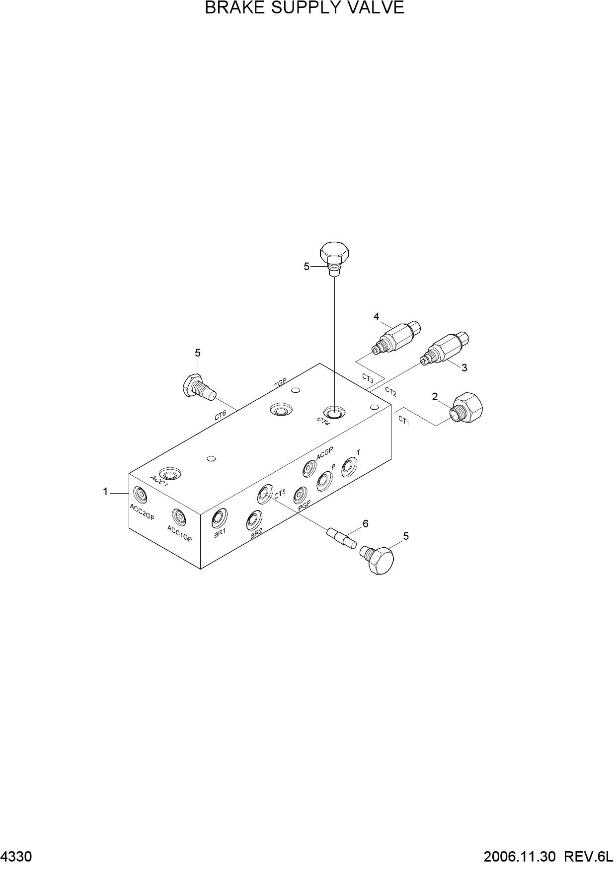 BRAKE SUPPLY VALVE
