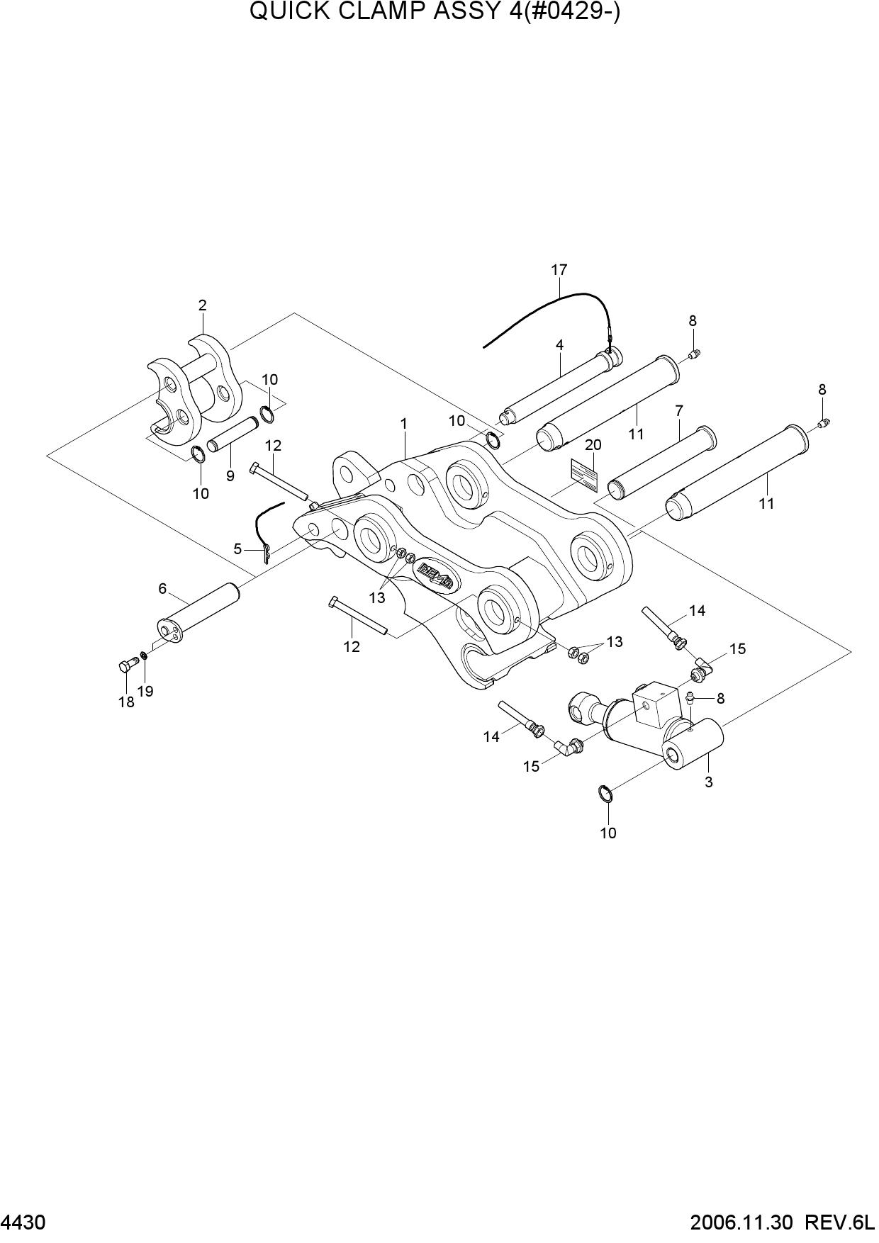 QUICK CLAMP ASSY 4(#0429-)