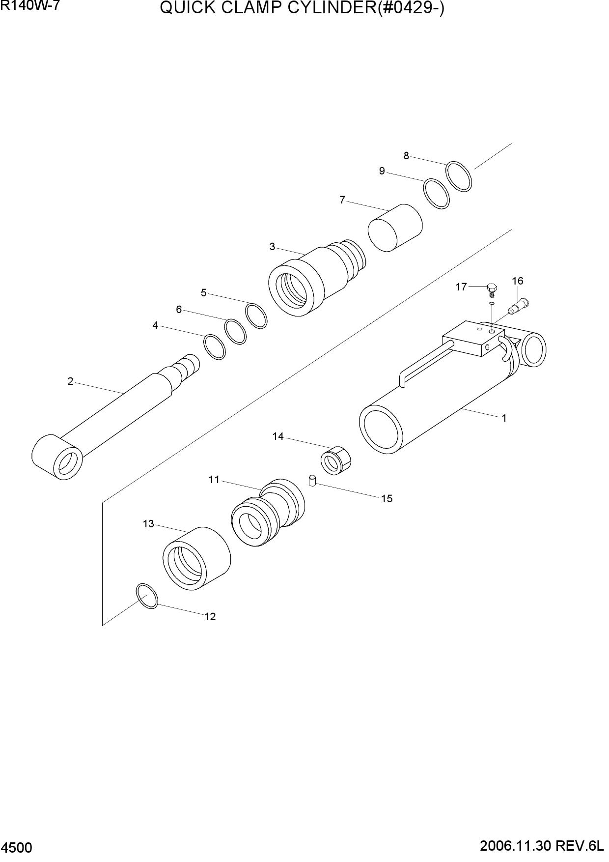 QUICK CLAMP CYLINDER(#0429-)